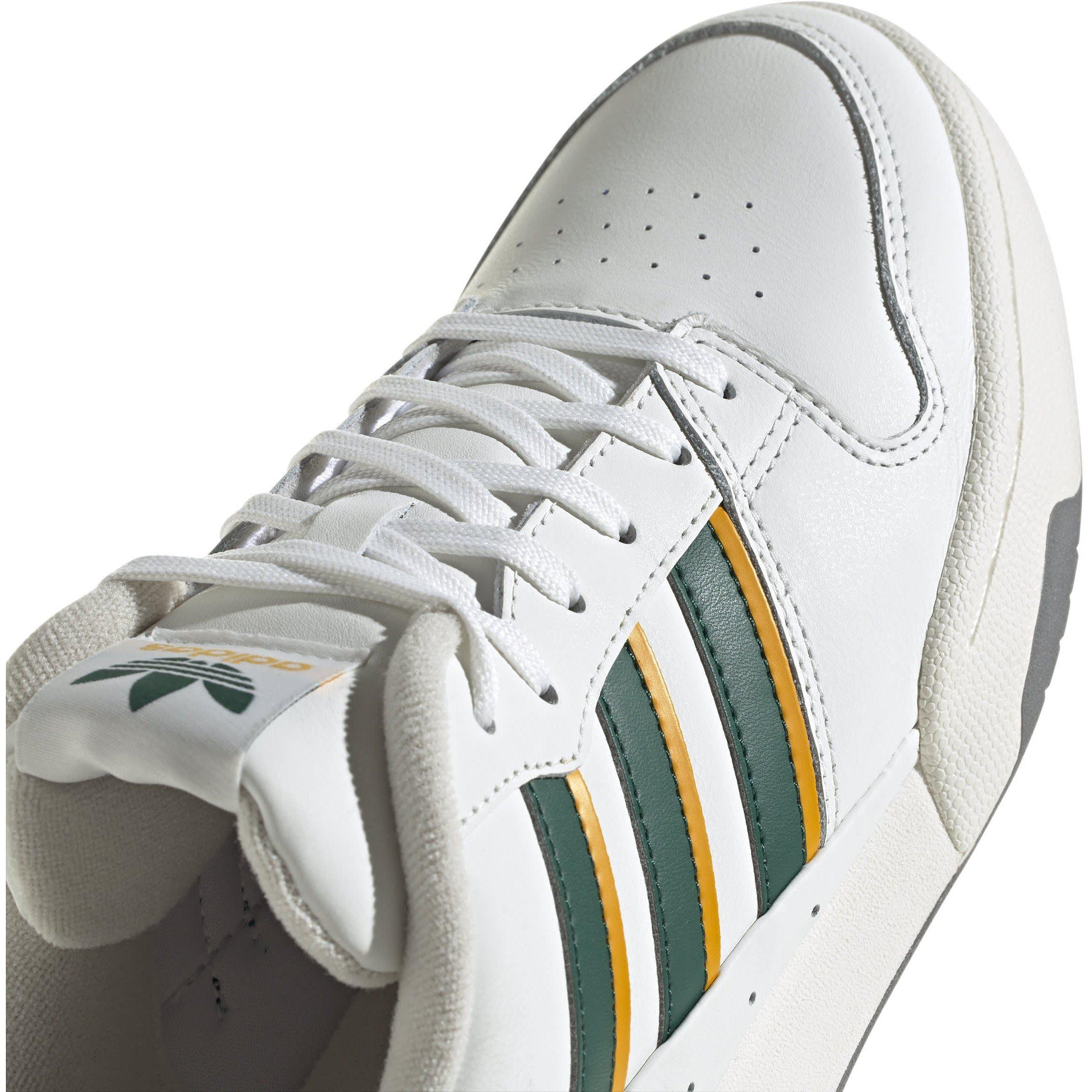 White - adidas Originals - Team Court Trainers - 8