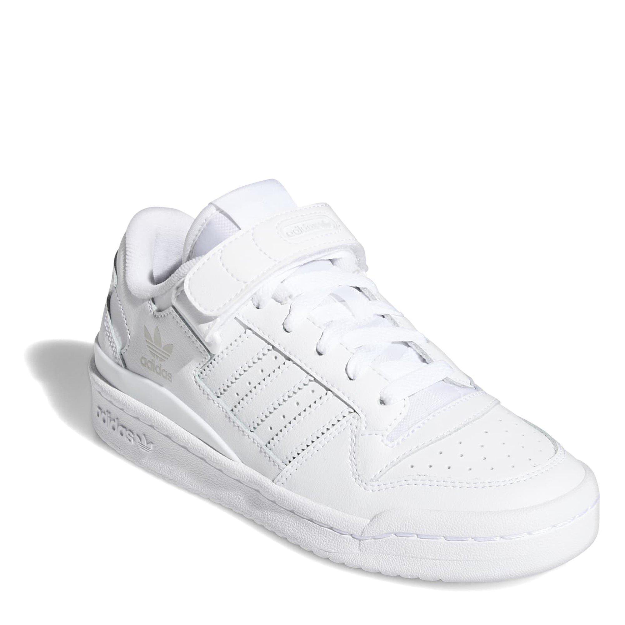 White - adidas Originals - Forum Low-Top Trainers - 3
