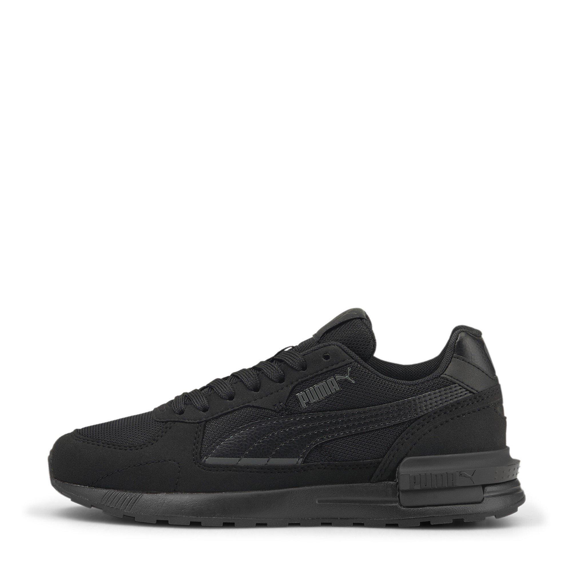 Blk/Blk/Grey - Puma - Unisex Kids' Graviton Low-Top Trainers - 2