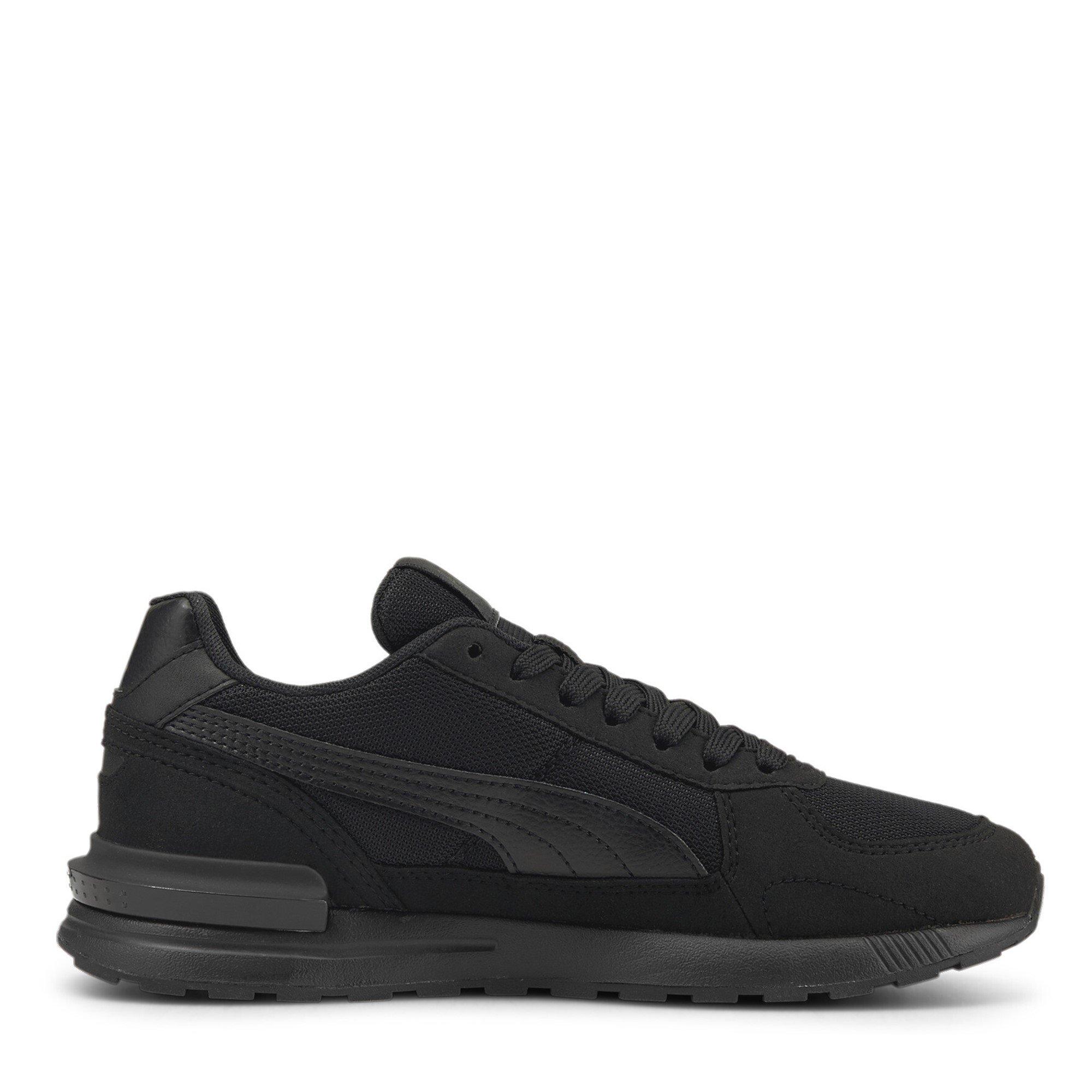 Blk/Blk/Grey - Puma - Unisex Kids' Graviton Low-Top Trainers - 4