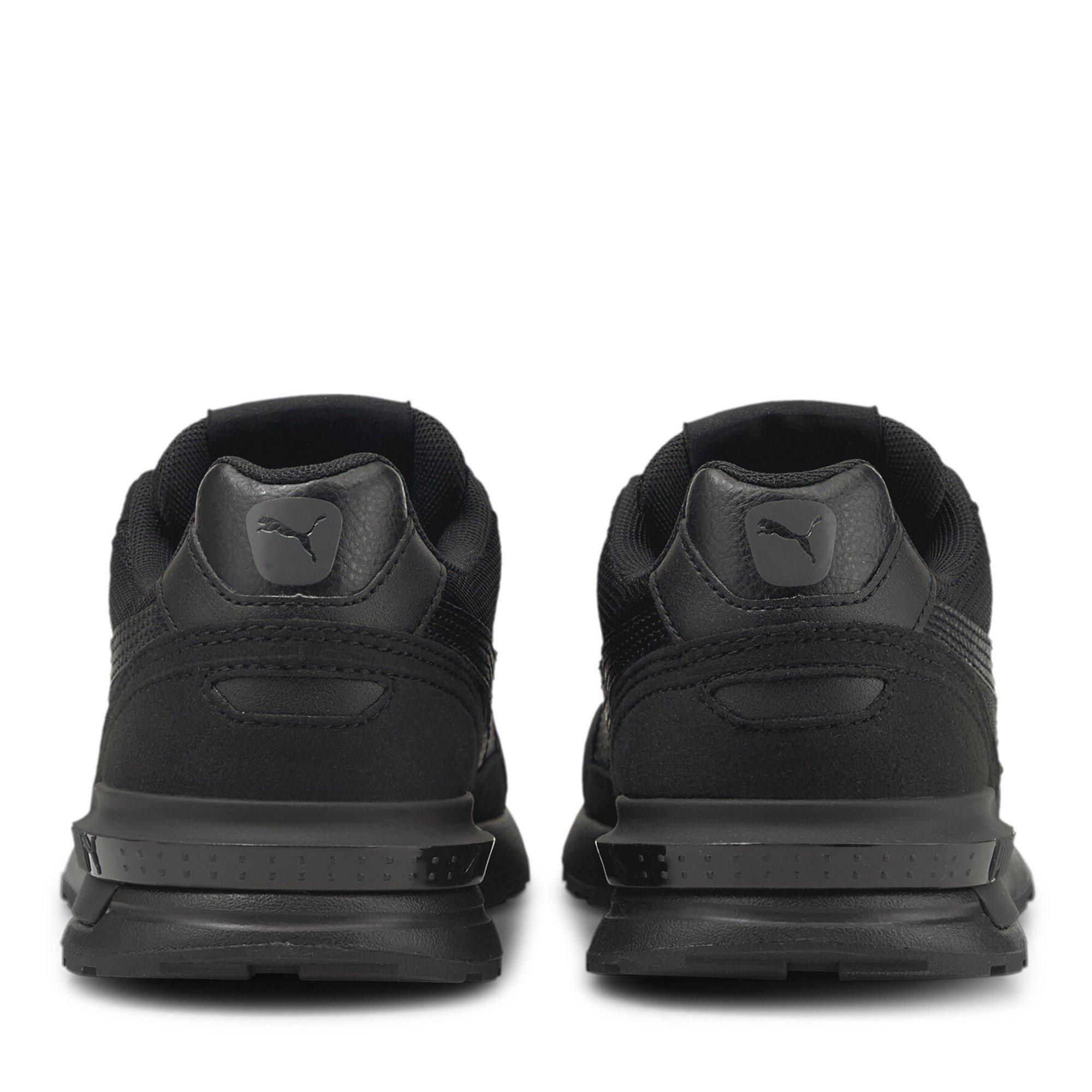 Blk/Blk/Grey - Puma - Unisex Kids' Graviton Low-Top Trainers - 5