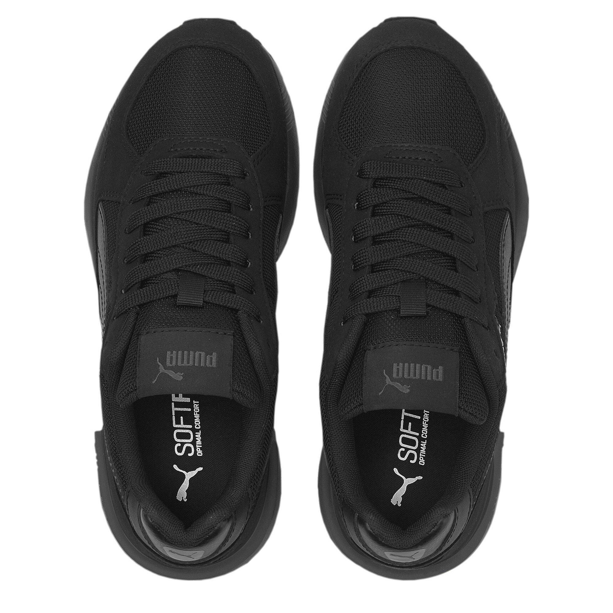 Blk/Blk/Grey - Puma - Unisex Kids' Graviton Low-Top Trainers - 6