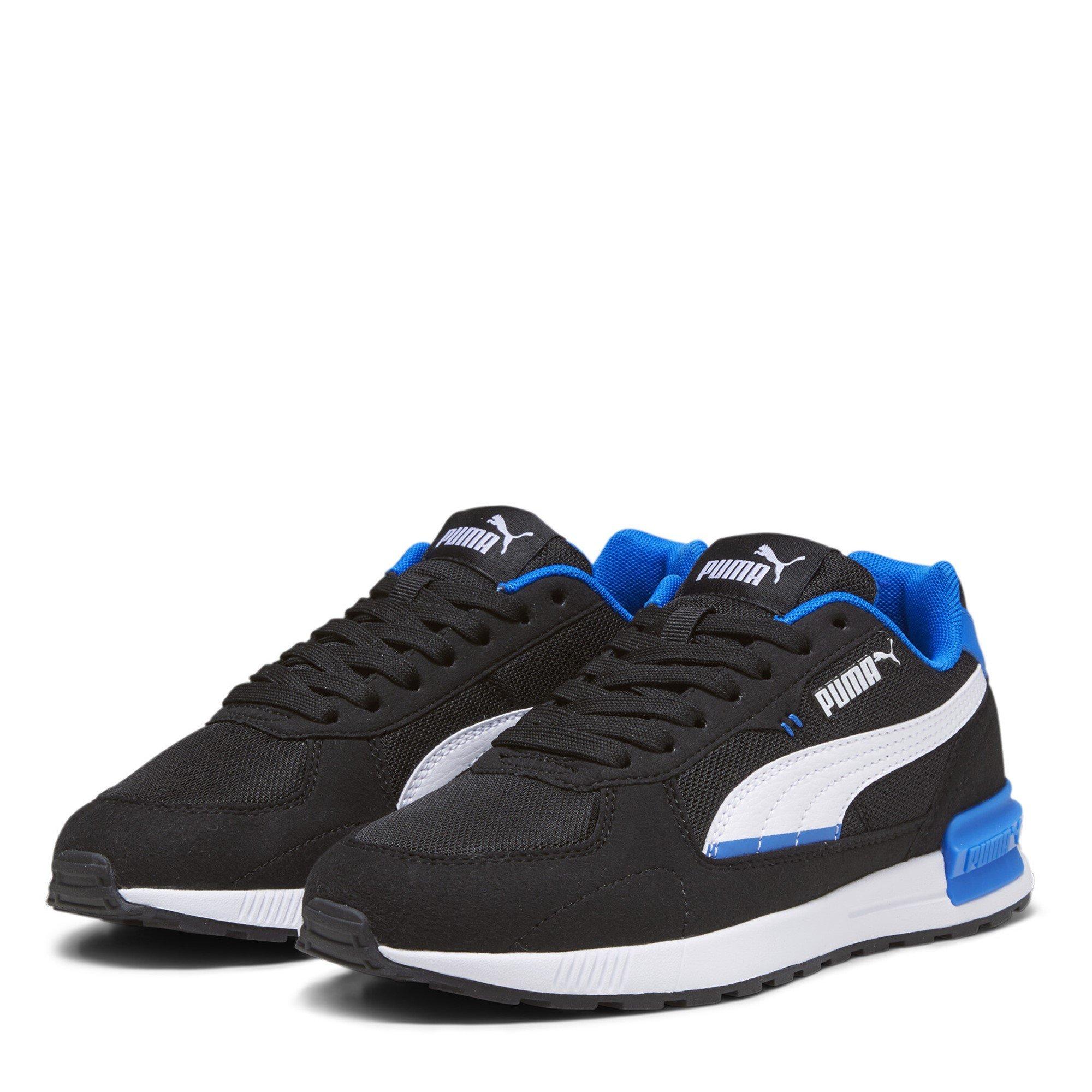 Blk/Blue/Wit - Puma - Unisex Kids' Graviton Low-Top Trainers - 1