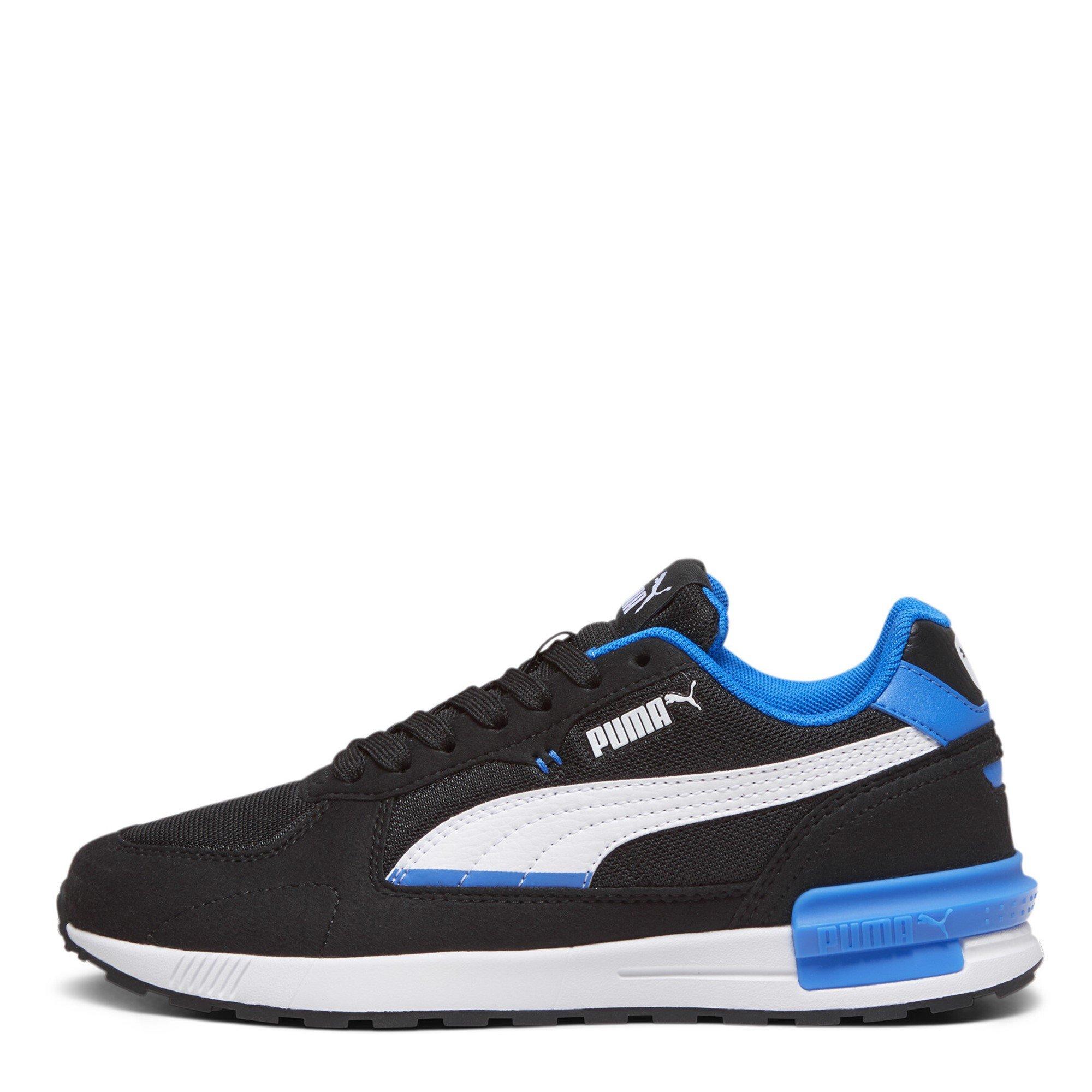 Blk/Blue/Wit - Puma - Unisex Kids' Graviton Low-Top Trainers - 2