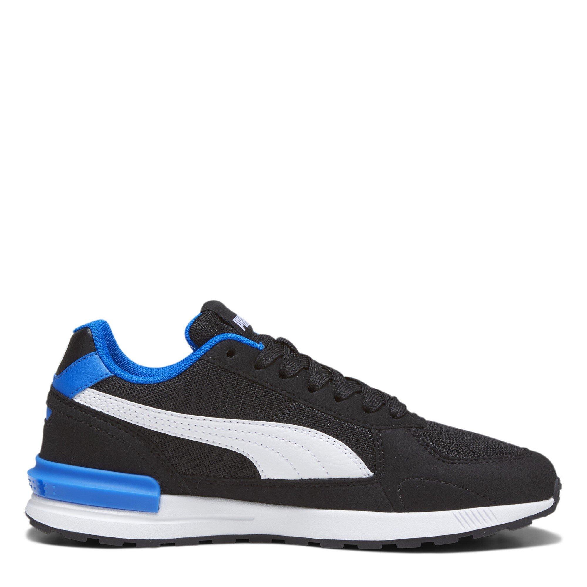 Blk/Blue/Wit - Puma - Unisex Kids' Graviton Low-Top Trainers - 4