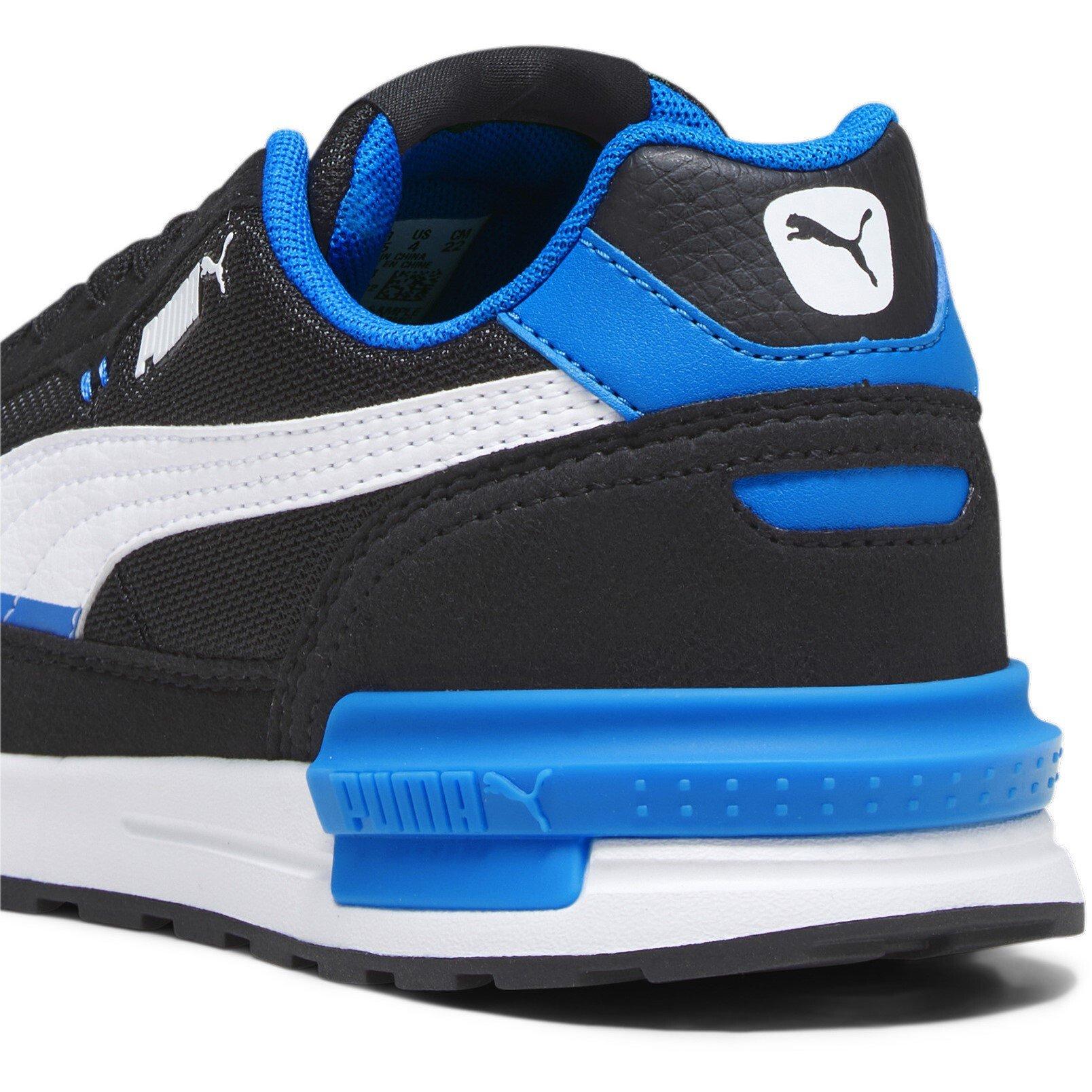 Blk/Blue/Wit - Puma - Unisex Kids' Graviton Low-Top Trainers - 5