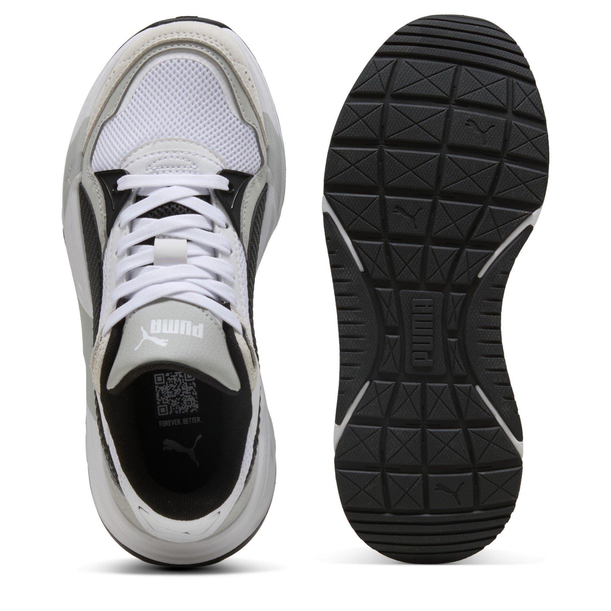 Wht/Blk/Grey - Puma - Kids' Trinity Low-Top Trainers - 3