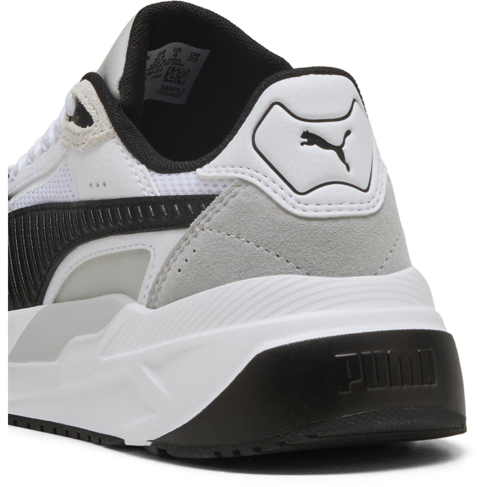 Wht/Blk/Grey - Puma - Kids' Trinity Low-Top Trainers - 5