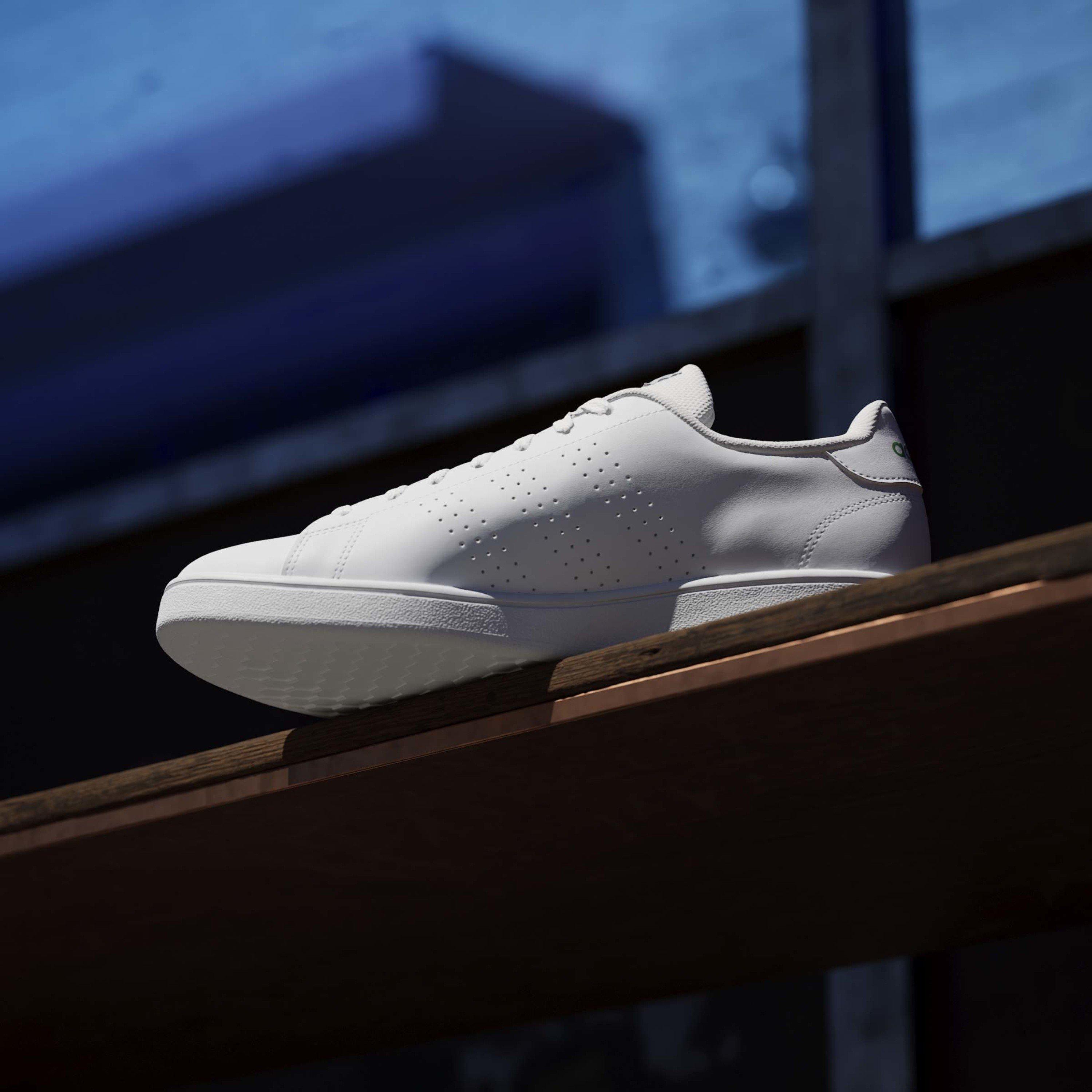 Wit/ Wit - adidas - Advantage Base Low-Top Trainers - 14