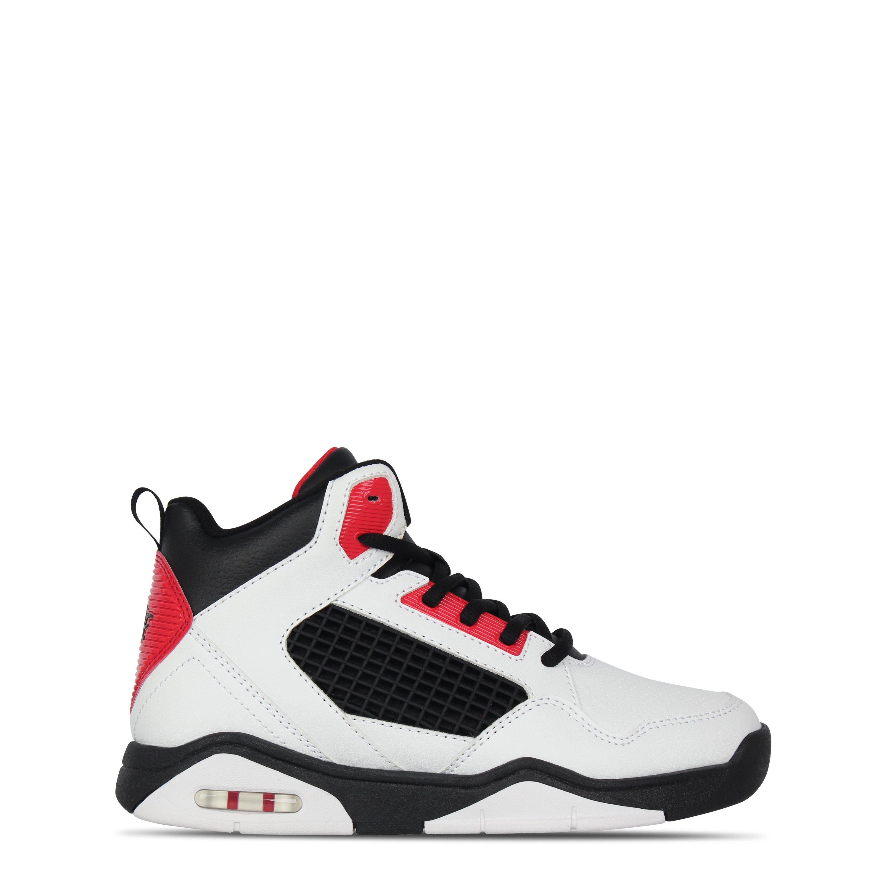 Rise Boys Reverse Basketball Trainers Juniors - White/Black/Red - 5.5 (38.5)