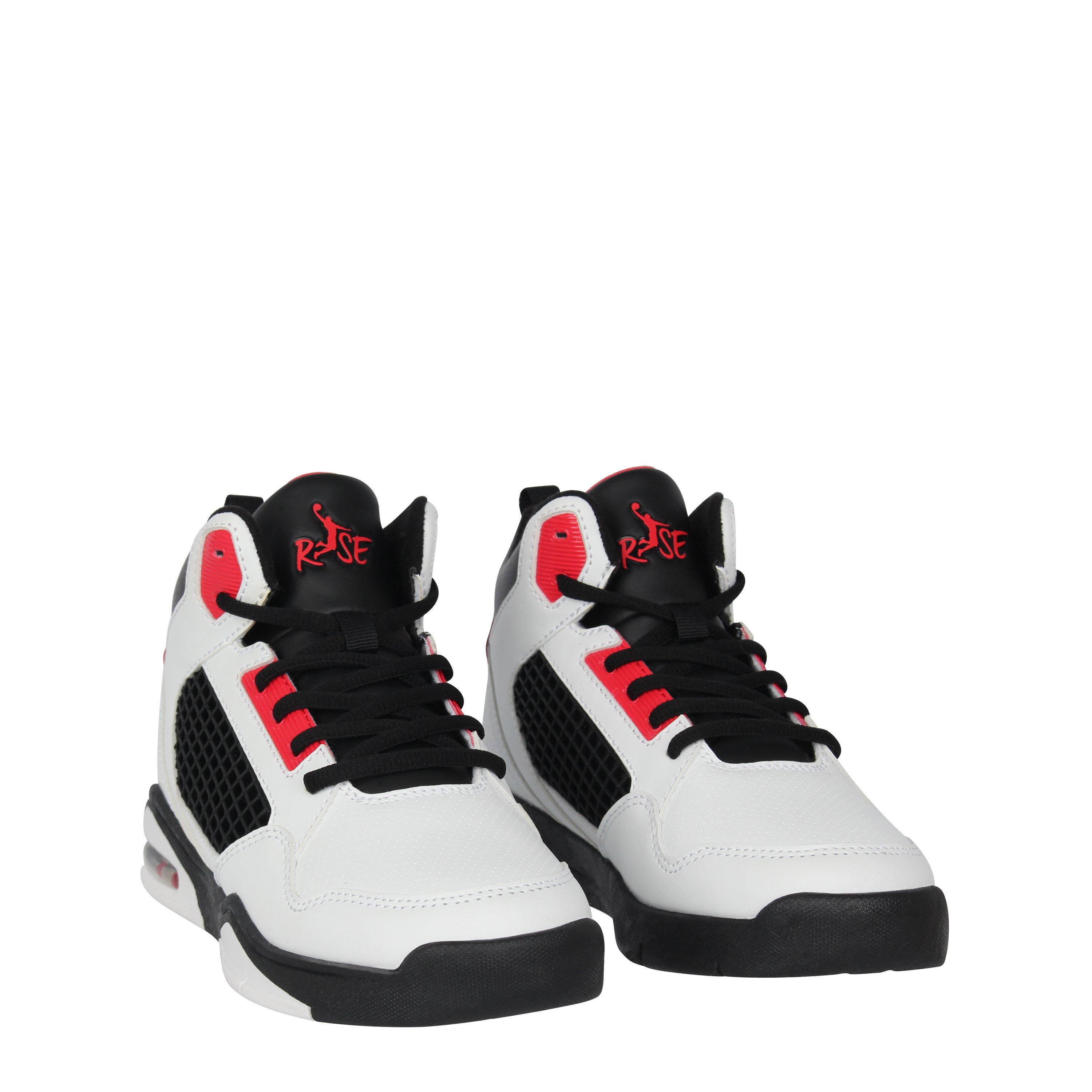 Wit/Zwart/Rood - Rise - Reverse Basketball Trainers Juniors - 3