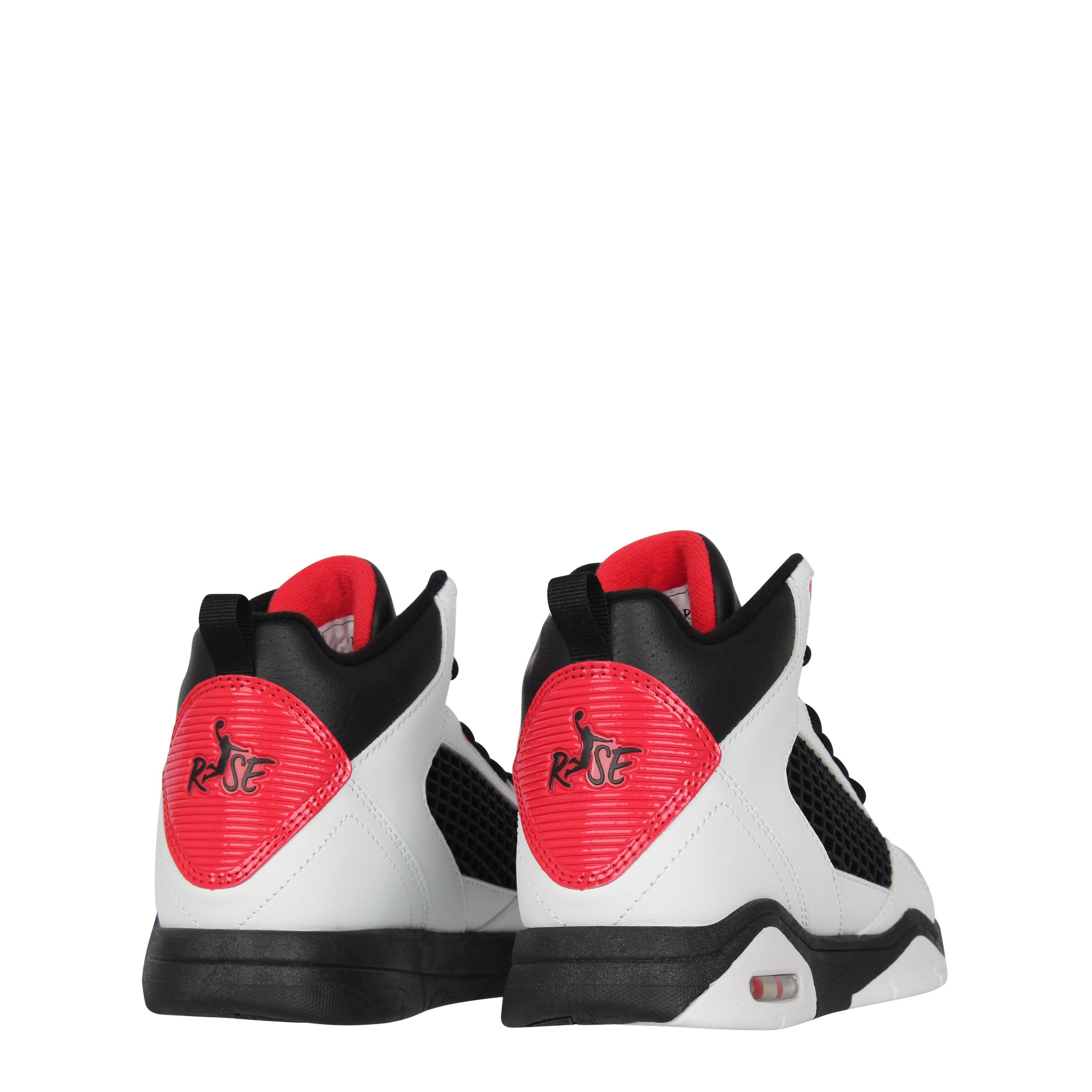 Wit/Zwart/Rood - Rise - Reverse Basketball Trainers Juniors - 4