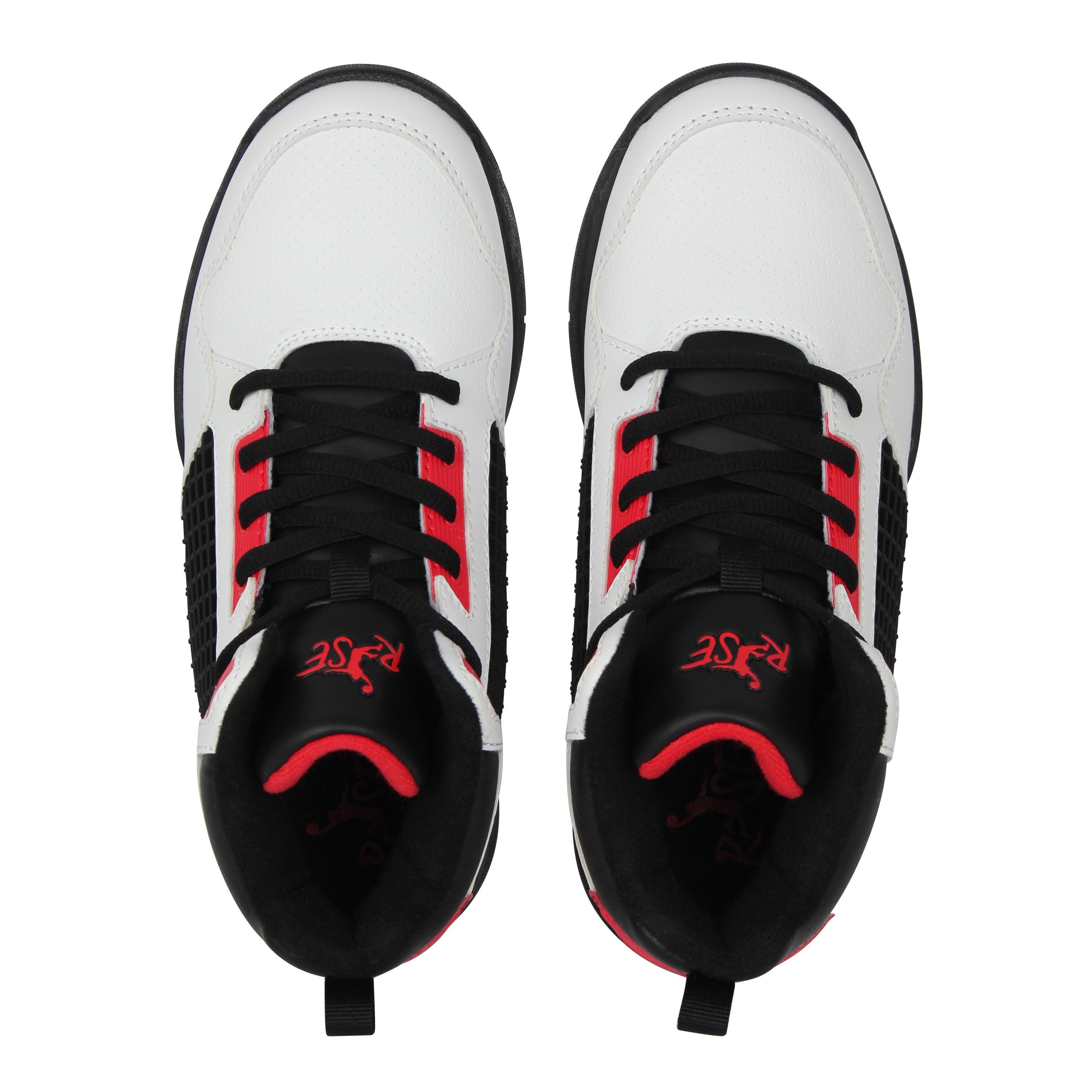 Wit/Zwart/Rood - Rise - Reverse Basketball Trainers Juniors - 5