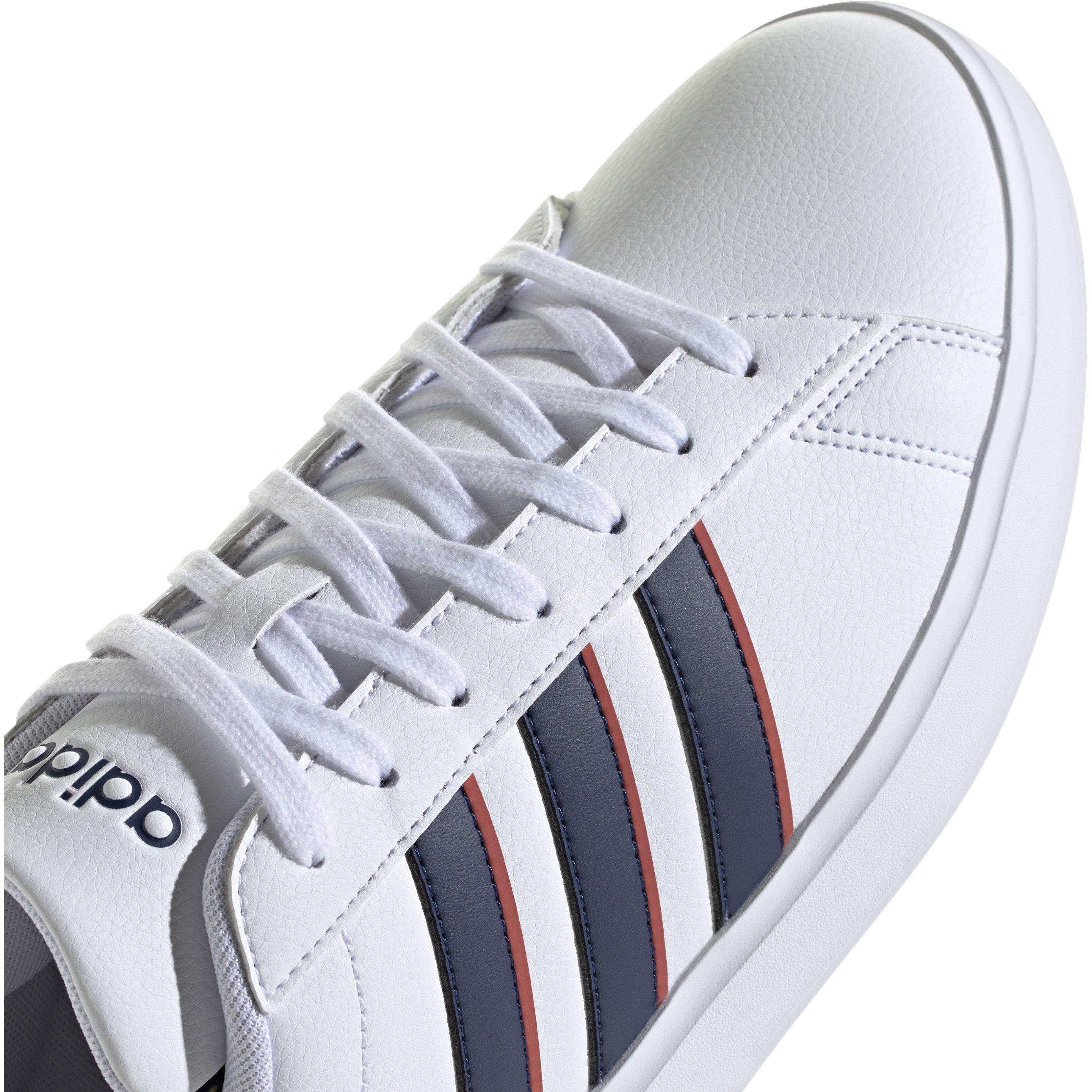 Bijelo/Tamno plavo - adidas - Kids' Grand Court 2.0 Low-Top Trainers - 7