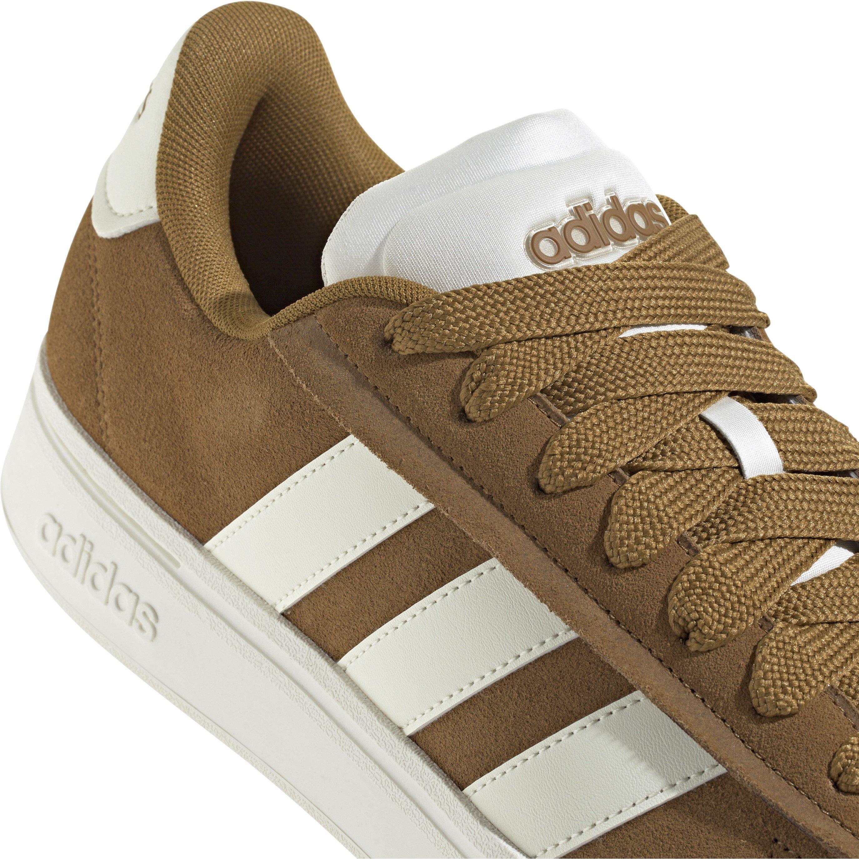 Bronze/Off Whit - adidas - Grand Court Alpha Low-Top Trainers - 8