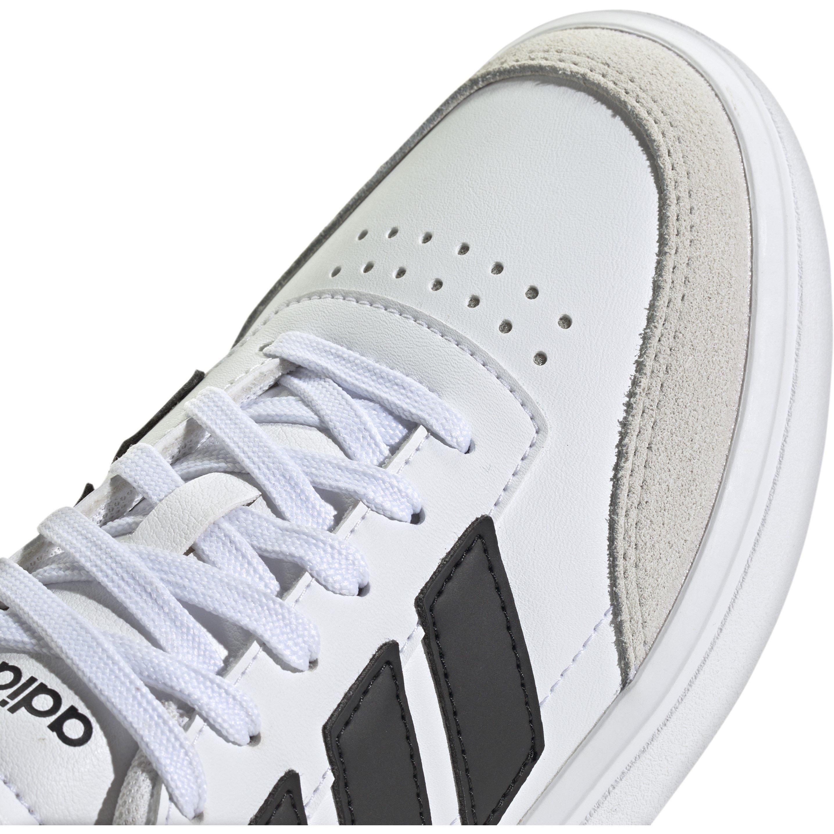 Bianco/Nero/Grigio - adidas - Kids Courtblock Court Trainers - 7