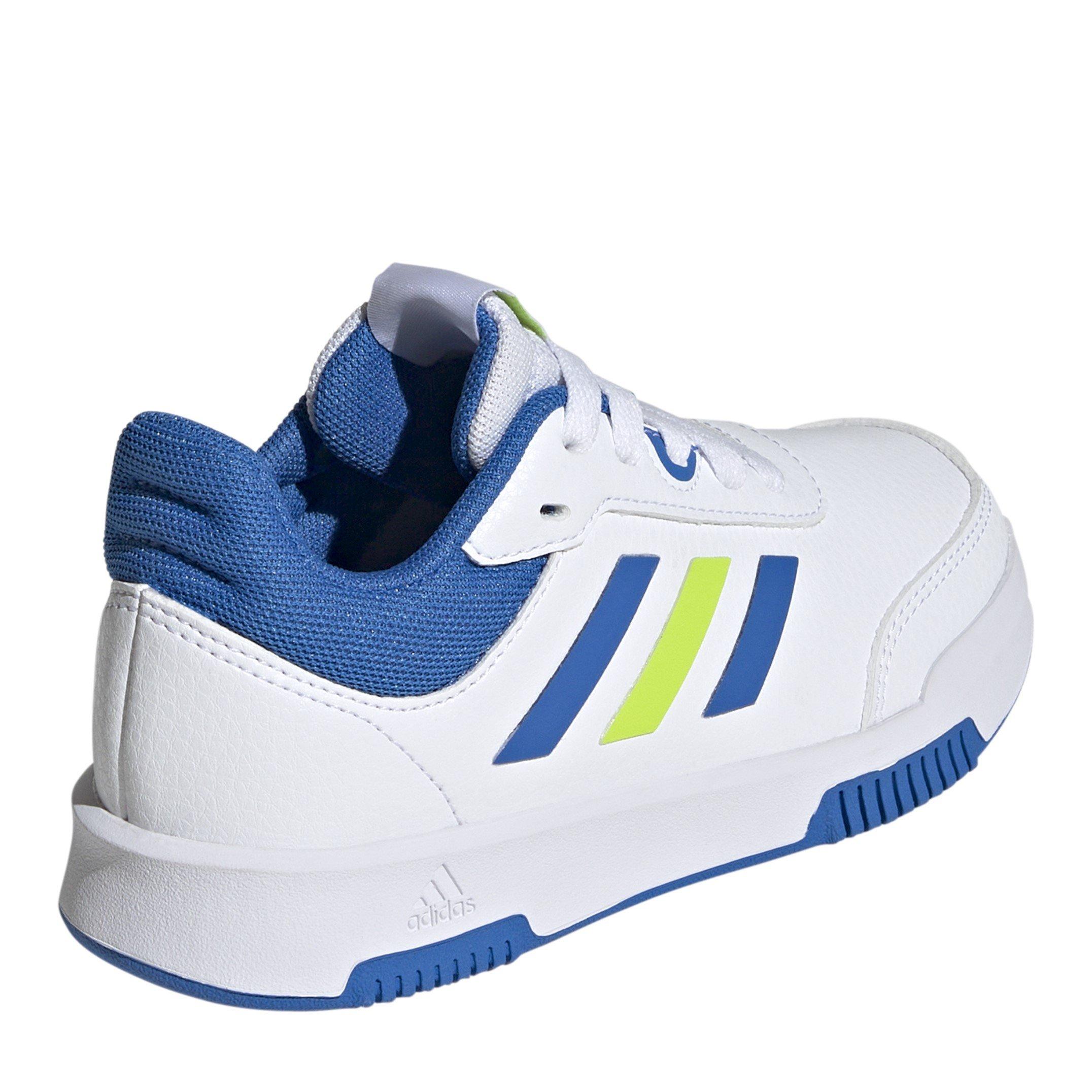 Wht/Royal/Slime - adidas - Kids' Court Trainers - 4