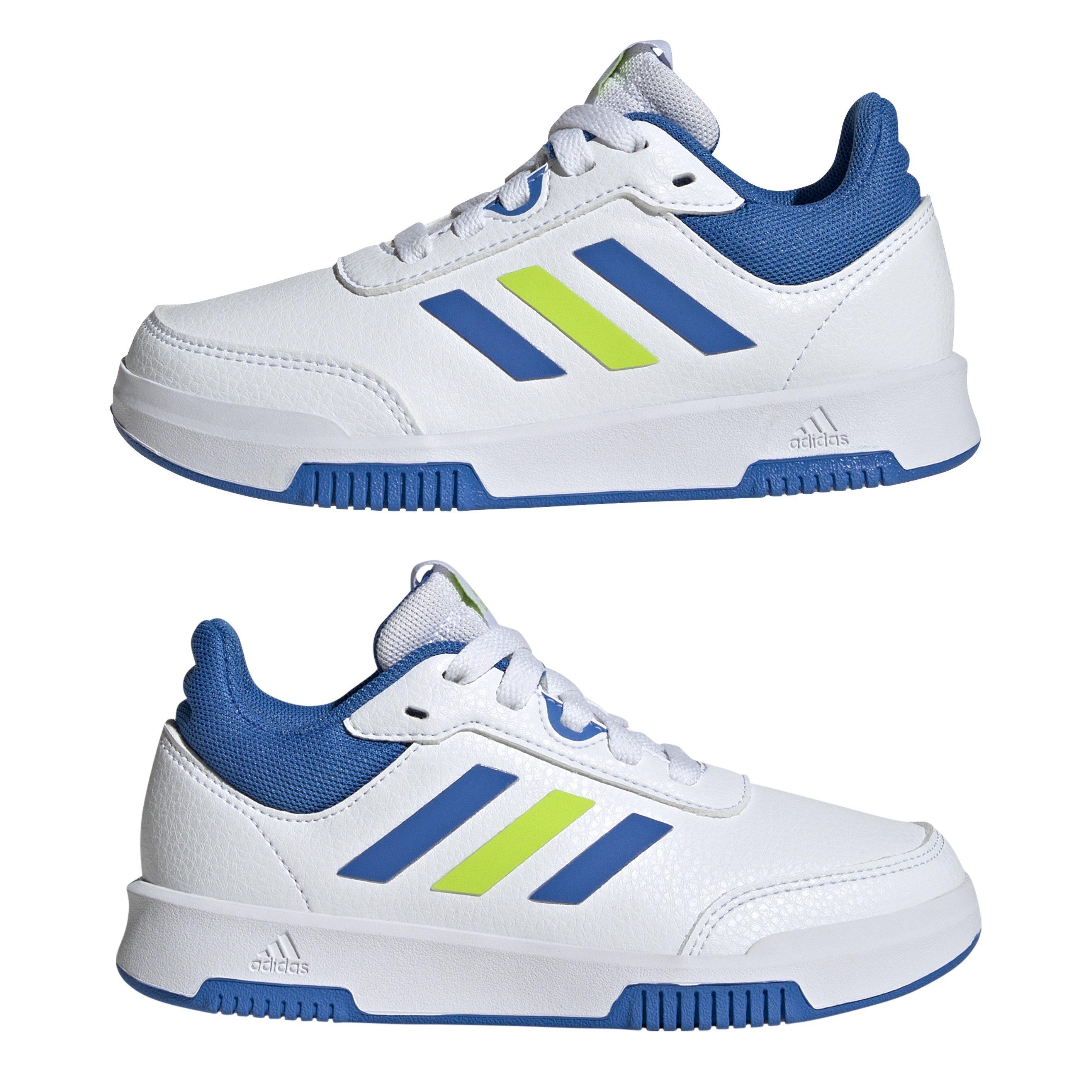 Wht/Royal/Slime - adidas - Kids' Court Trainers - 9
