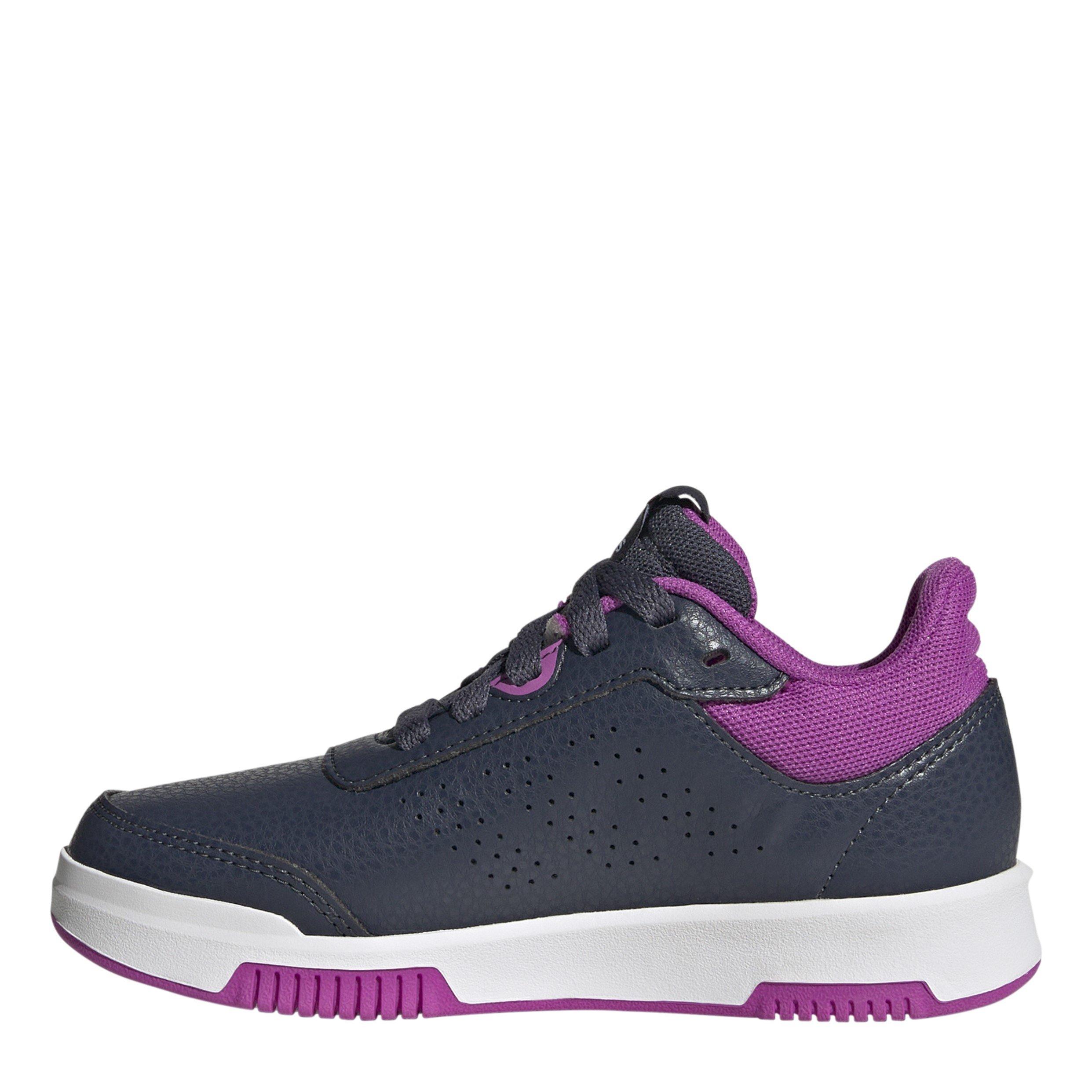 Navy/White/Pink - adidas - Tensaur Sport Court Trainers - 2