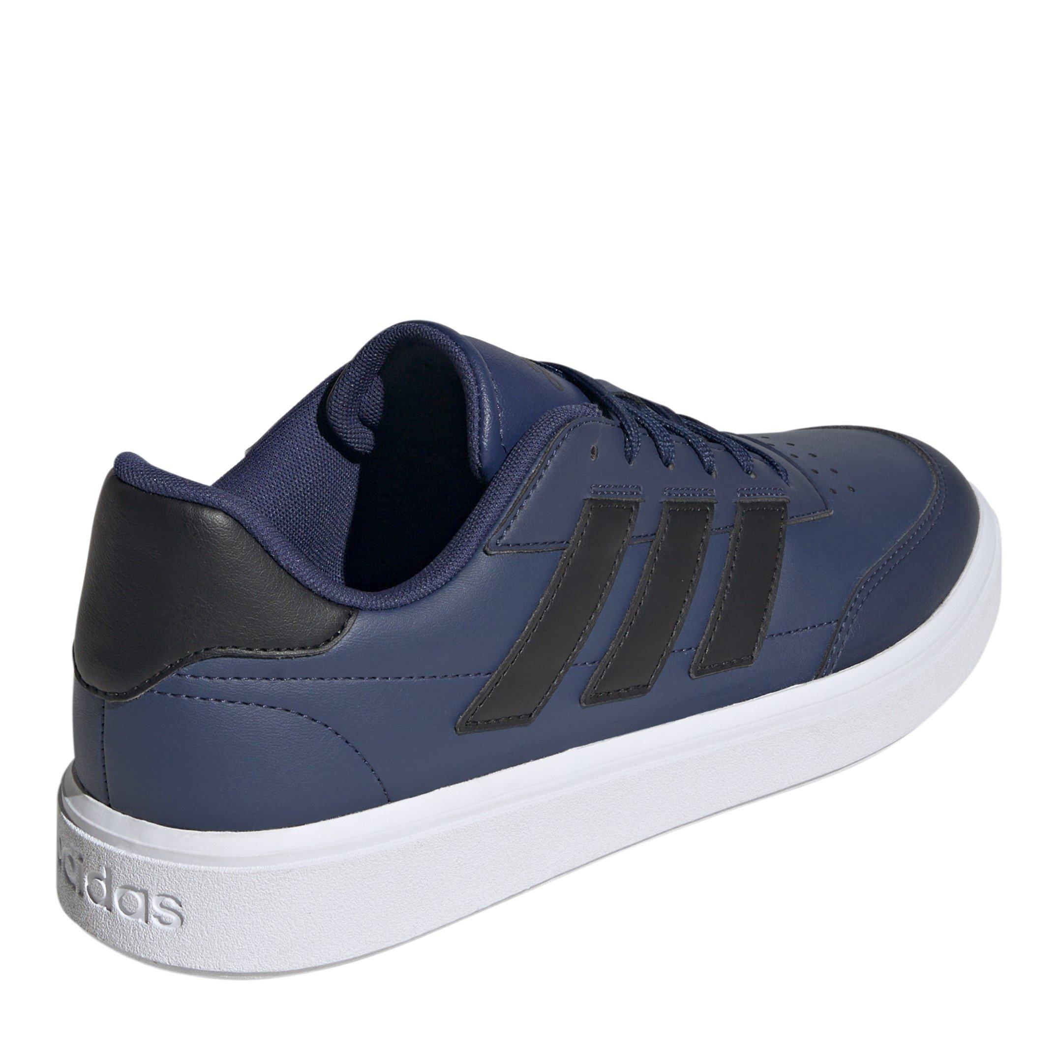 Blue/Blk/White - adidas - Courtblock Casual Low-Top Trainers - 4