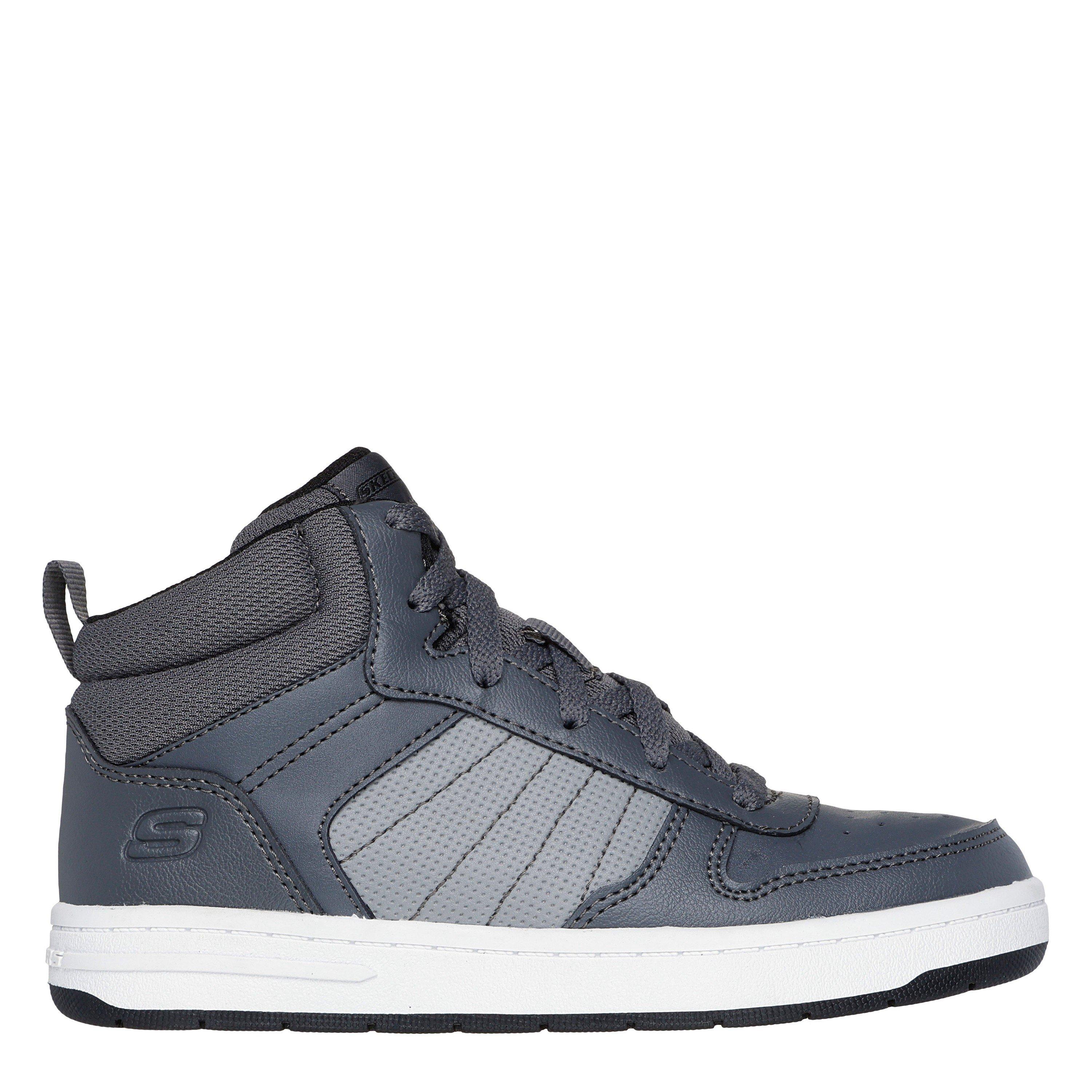 Skechers  Kids ' High-Top Trainers - Grey - 5 (38)