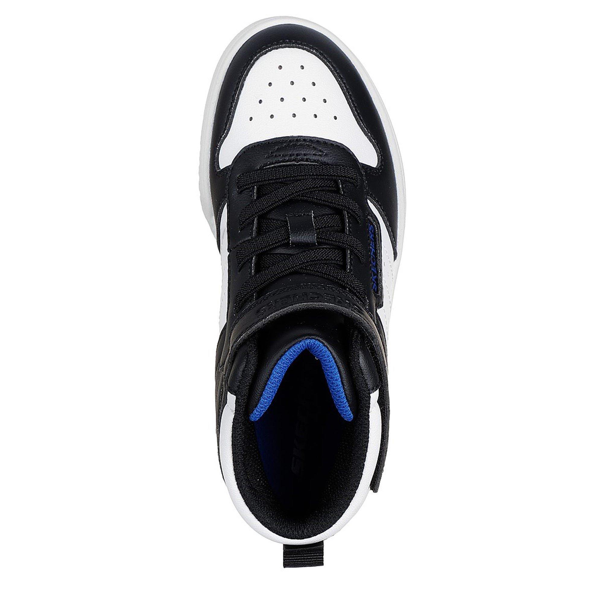 Black/White - Skechers - High Top Gore & Strap Sneaker W Qtr High-Top Trainers Unisex Kids - 5