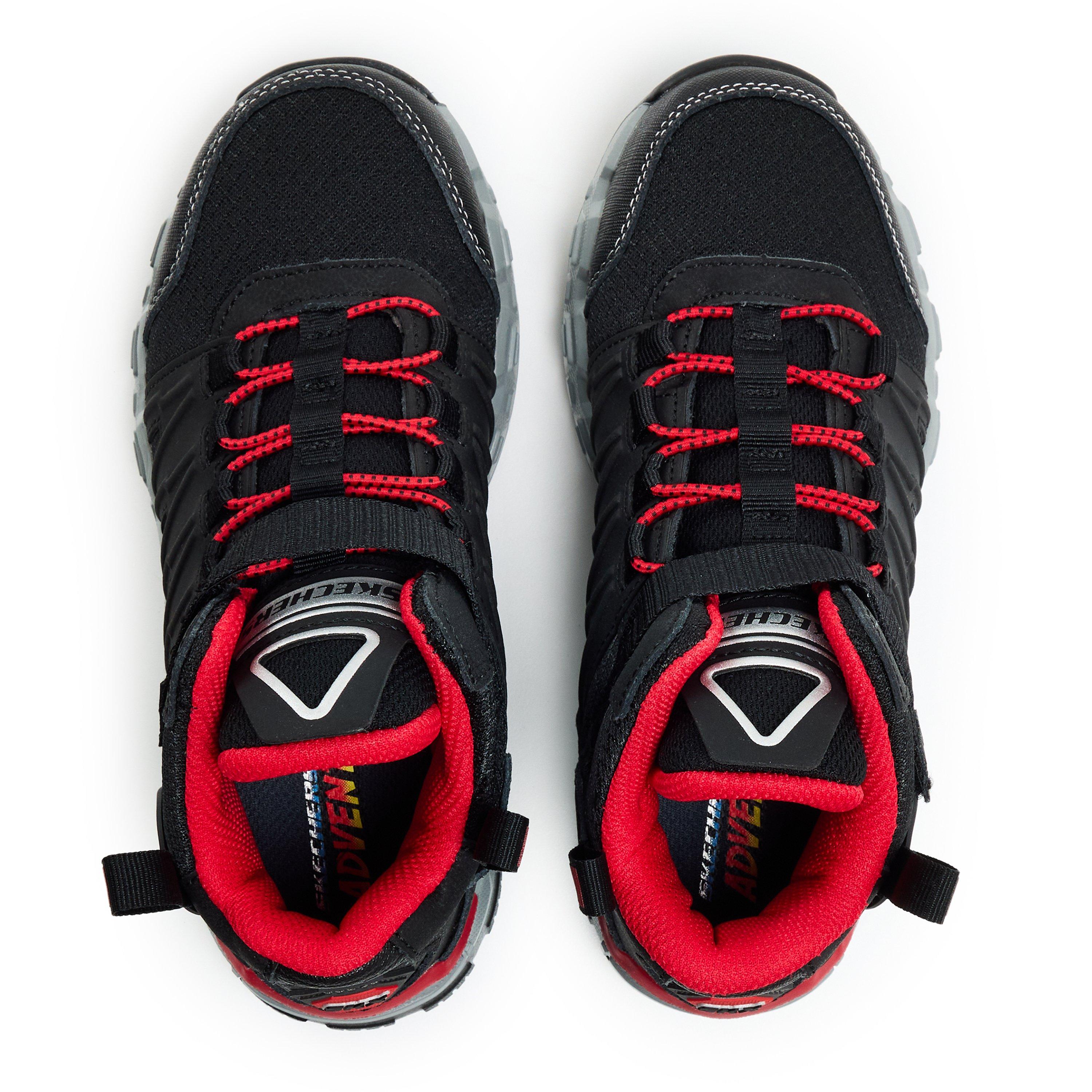 Schwarz/Rot - Skechers - Unisex Kids' Slip On Trainers - 4