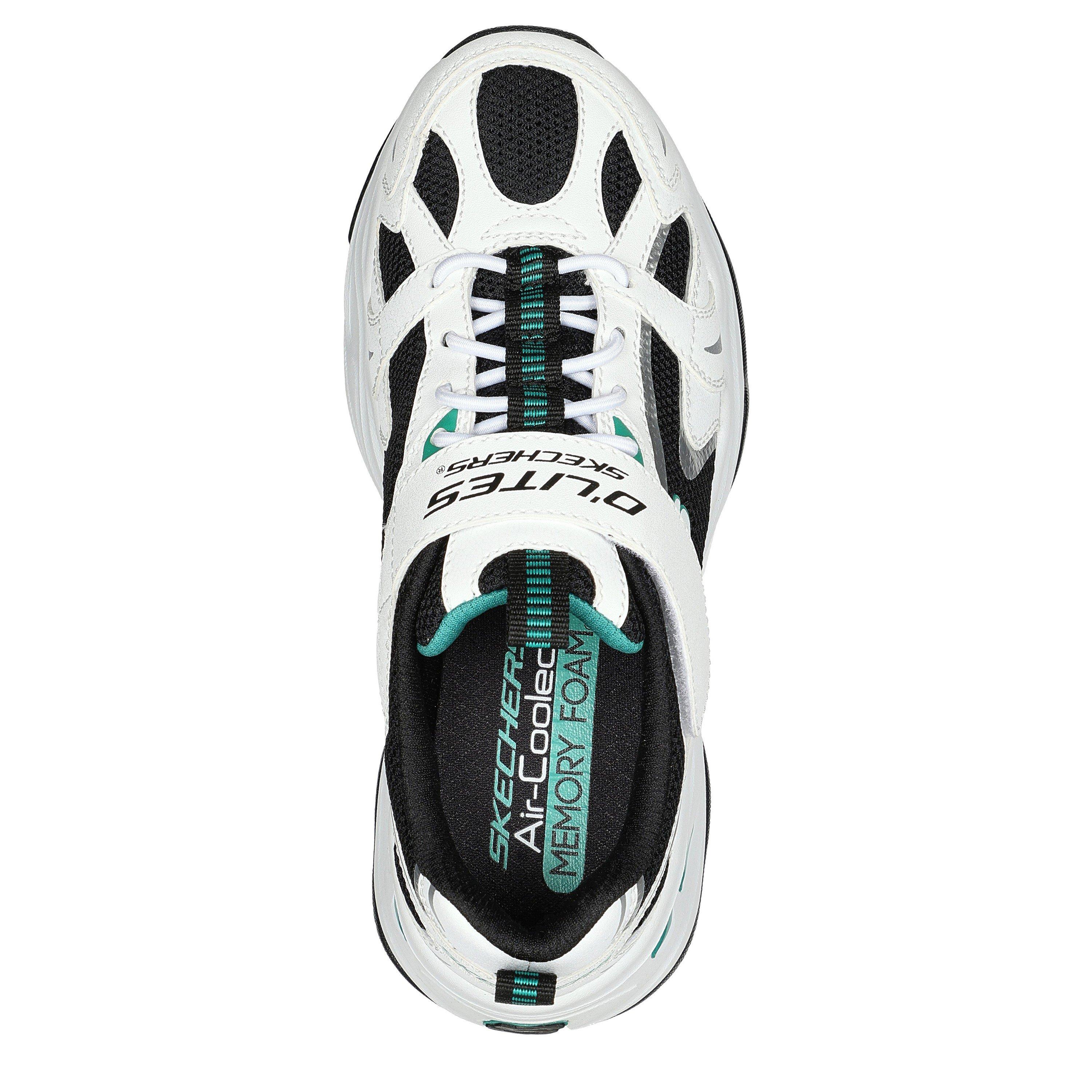 Bijelo/Crno - Skechers - Skechers DLites4 0 Jn99 - 5