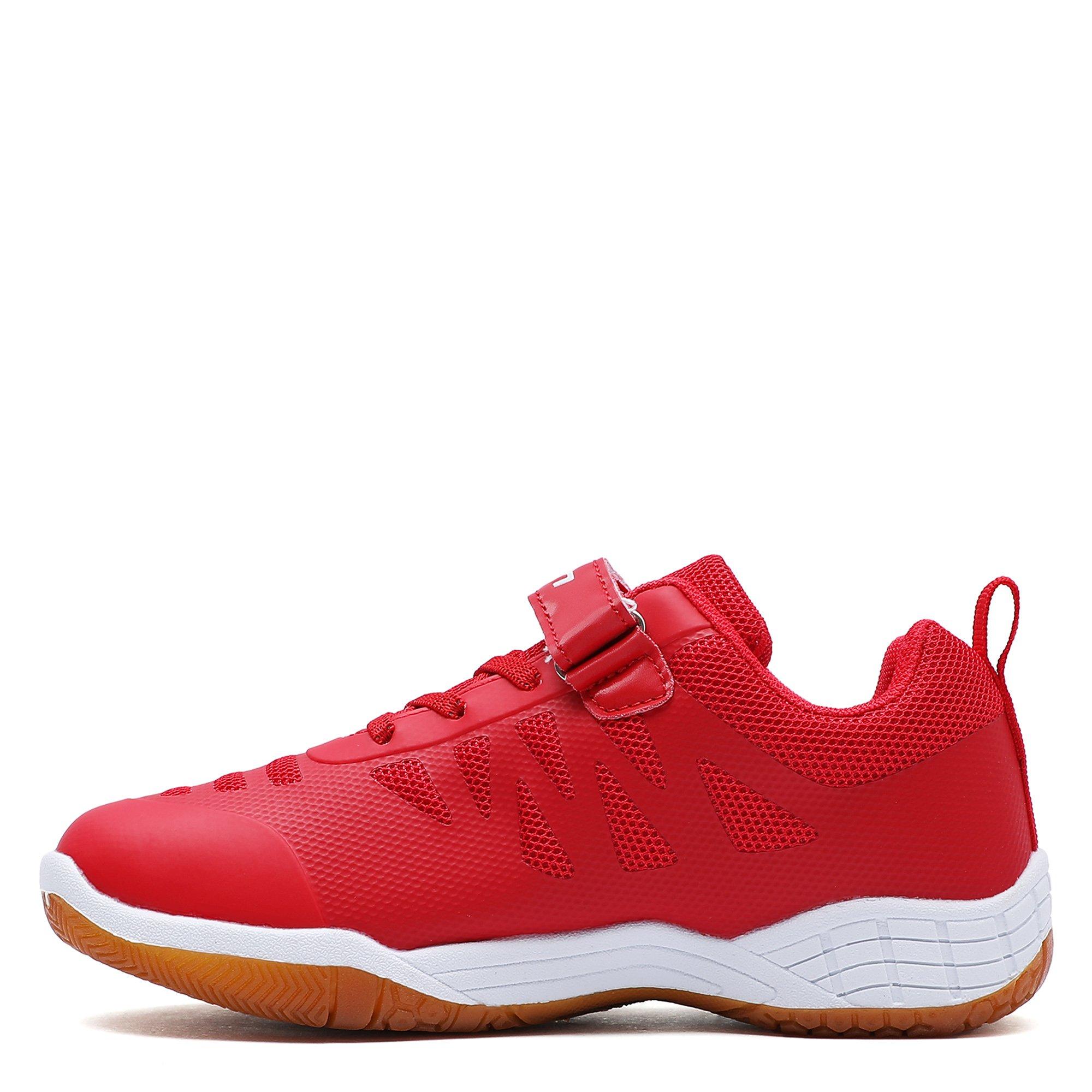 Red - Carlton - Carlton CC-094K Junior Badminton Shoes - 2