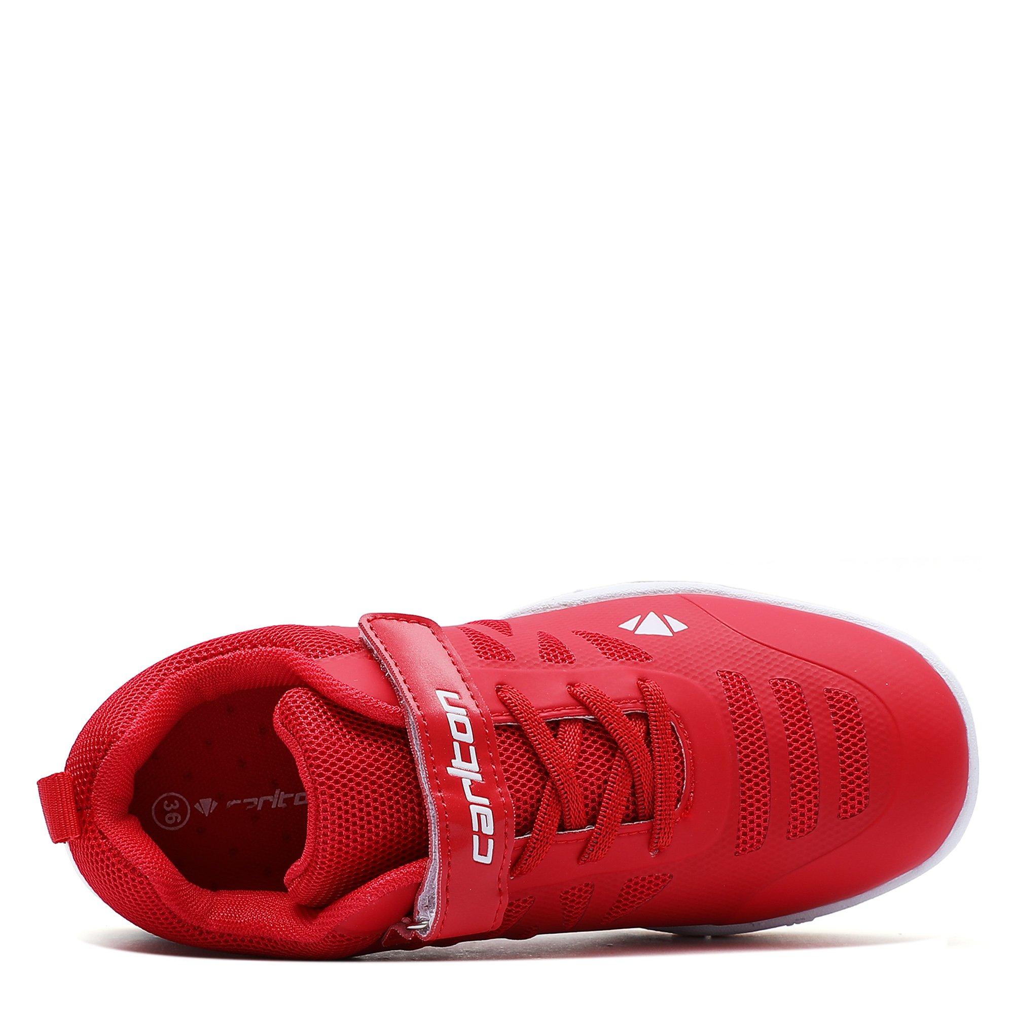 Red - Carlton - Carlton CC-094K Junior Badminton Shoes - 3
