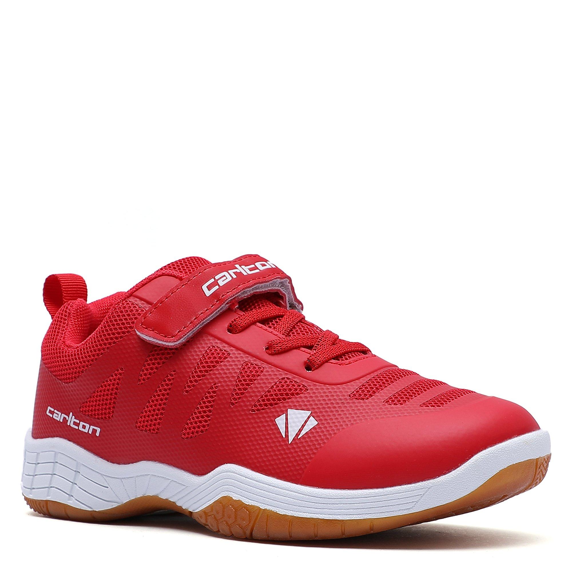 Red - Carlton - Carlton CC-094K Junior Badminton Shoes - 5