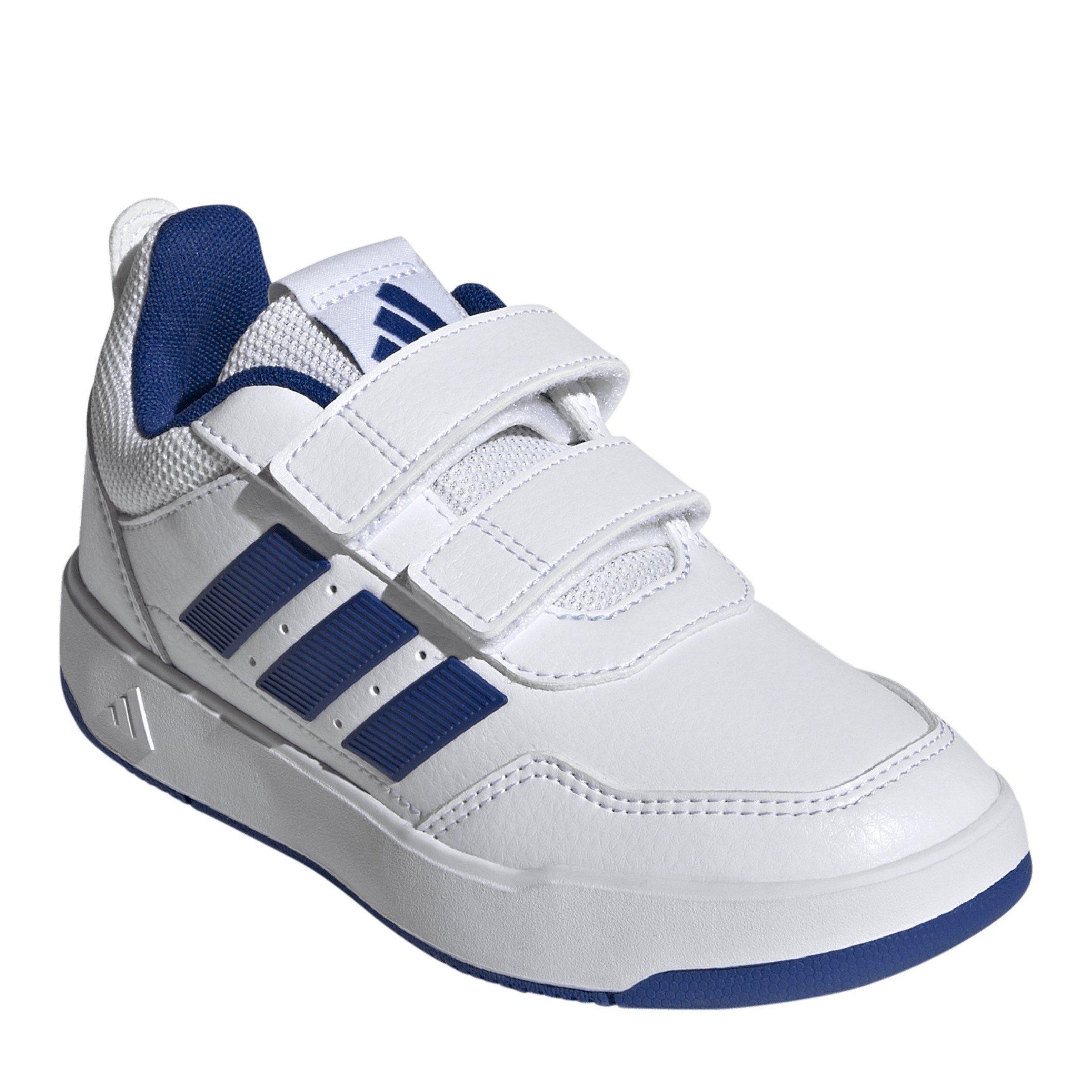 White/Royal - adidas - Tensaur 3.0 Court Trainers - 3