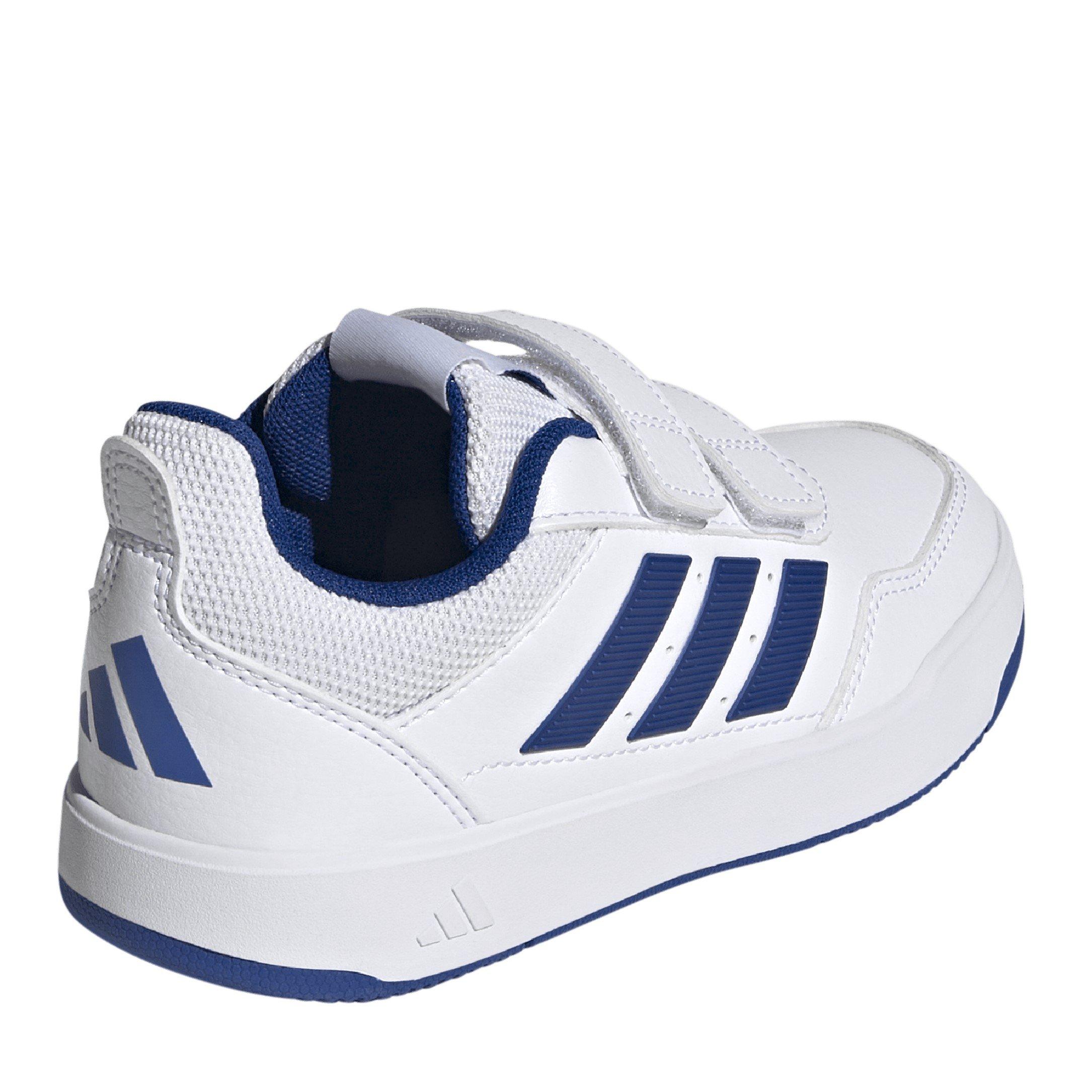 White/Royal - adidas - Tensaur 3.0 Court Trainers - 4