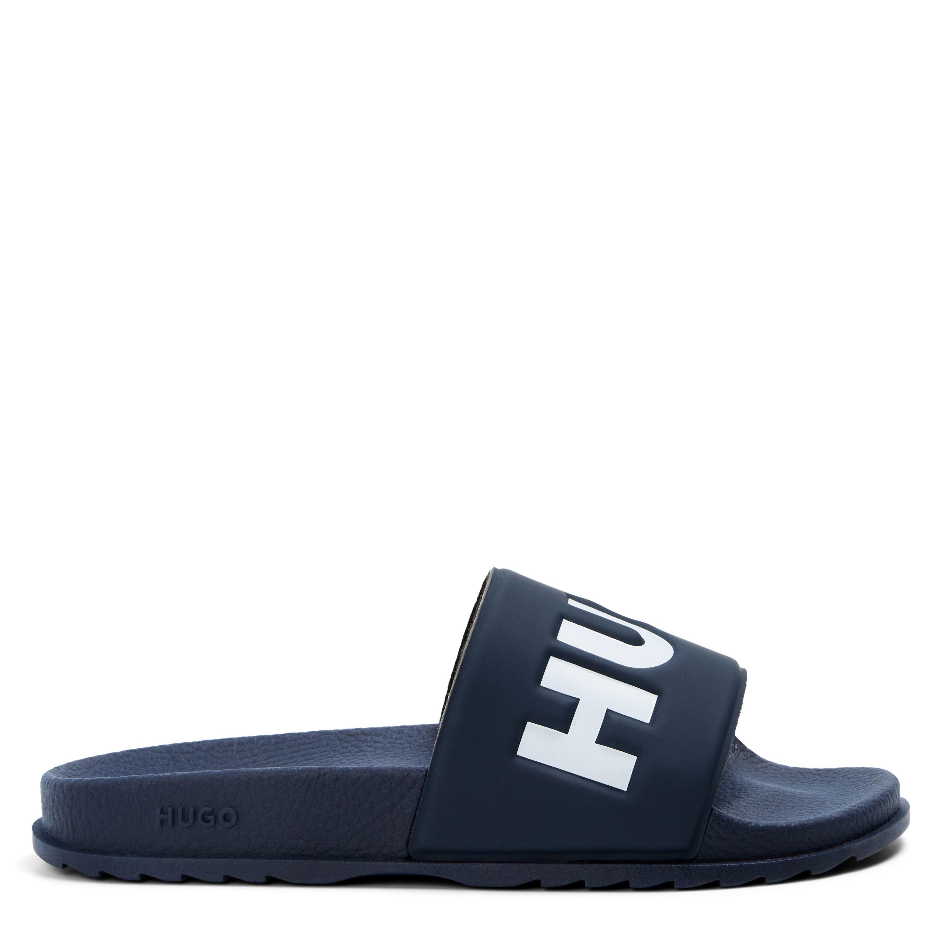 Hugo Boys Kids' Slider Slippers - Dark Blue - 2.5 (35)