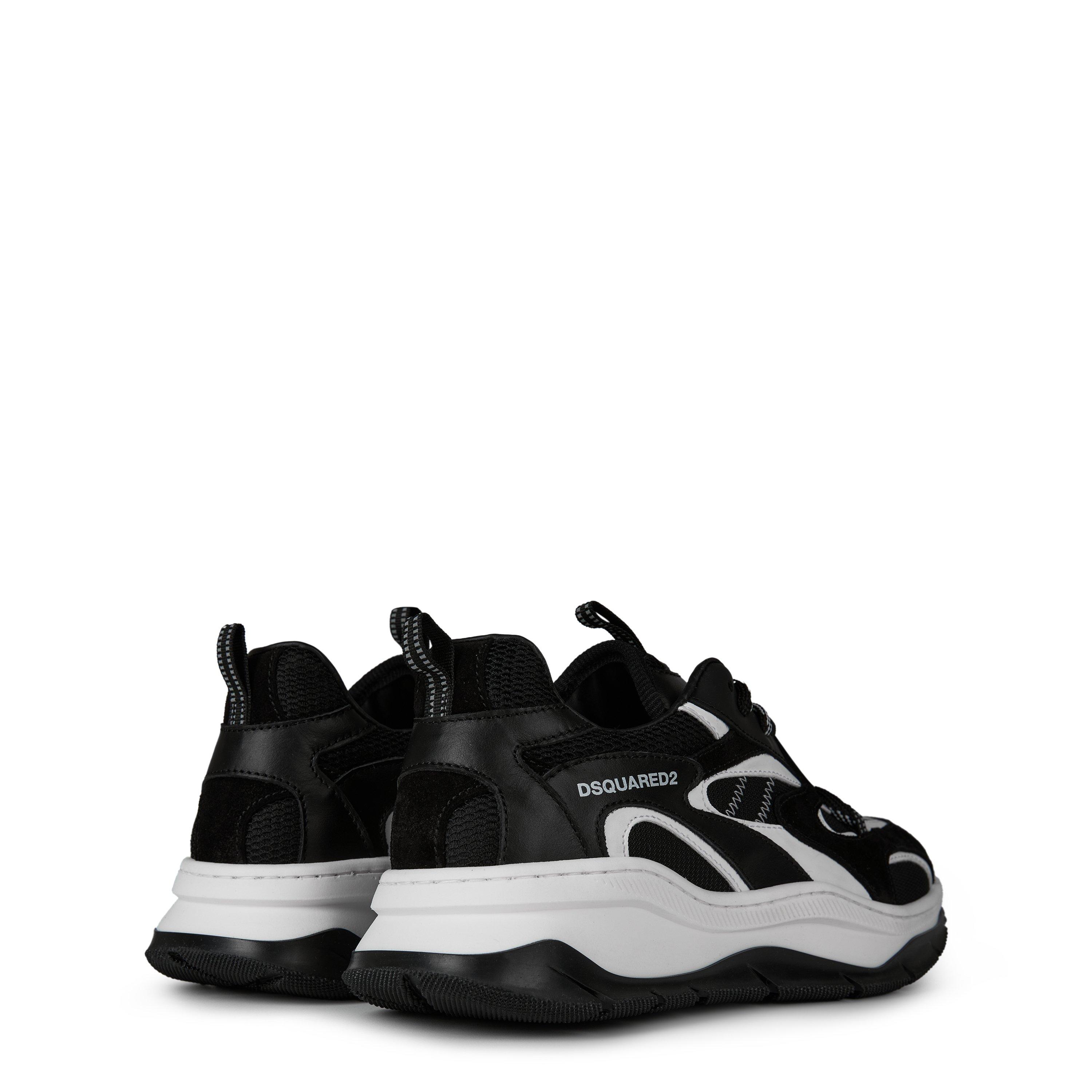 Blk Wht VAR 1 - DSquared2 - Bubble Trainers - 4