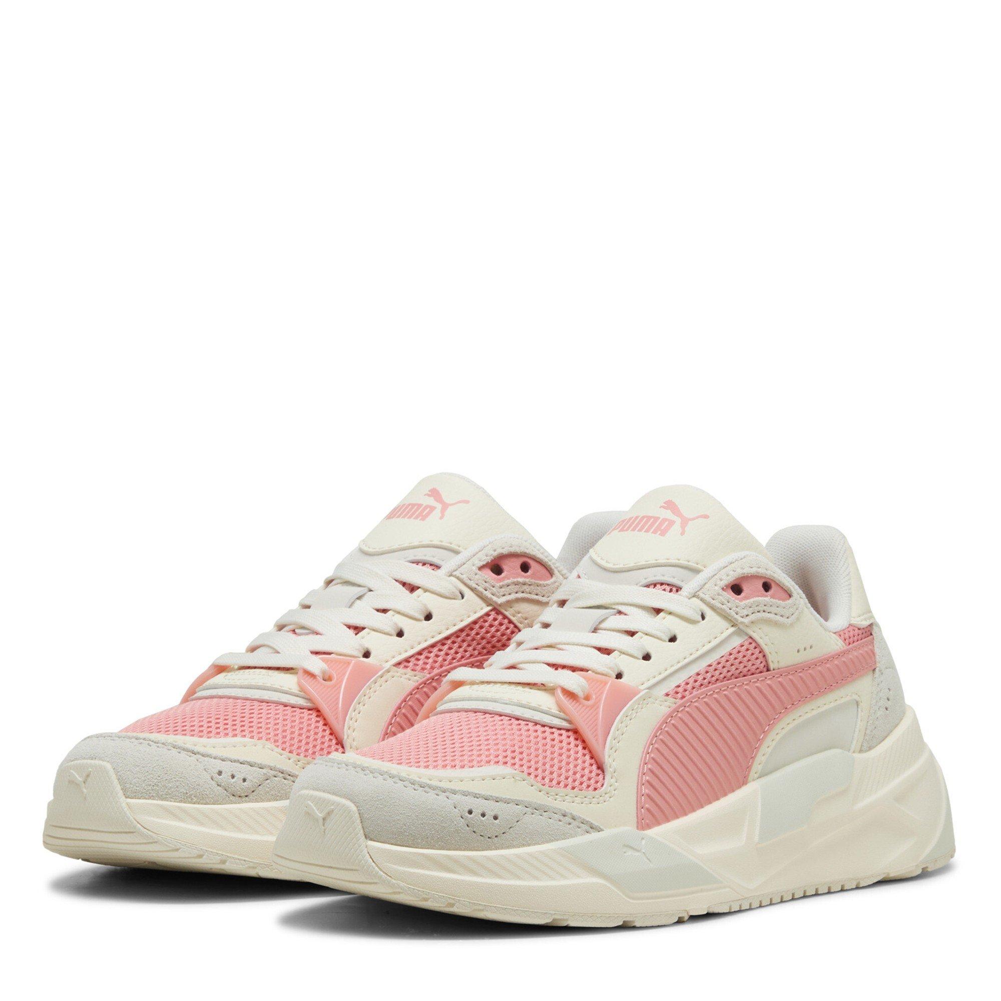 Puma  Kids ' Trinity Low-Top Trainers - W.wht/Pnk/Gr - 4 (37)