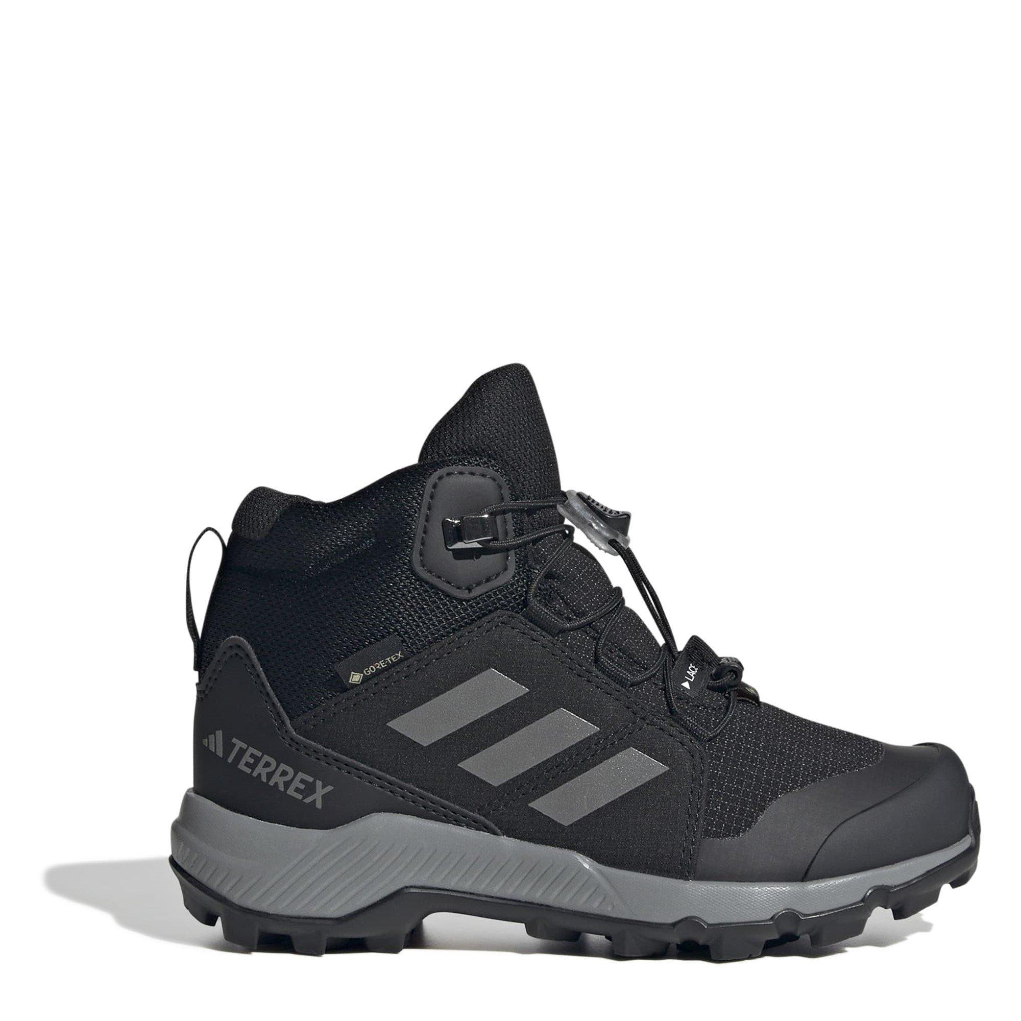 Black - adidas - Terrex Mid GORE-TEX Hiking Shoes - 1