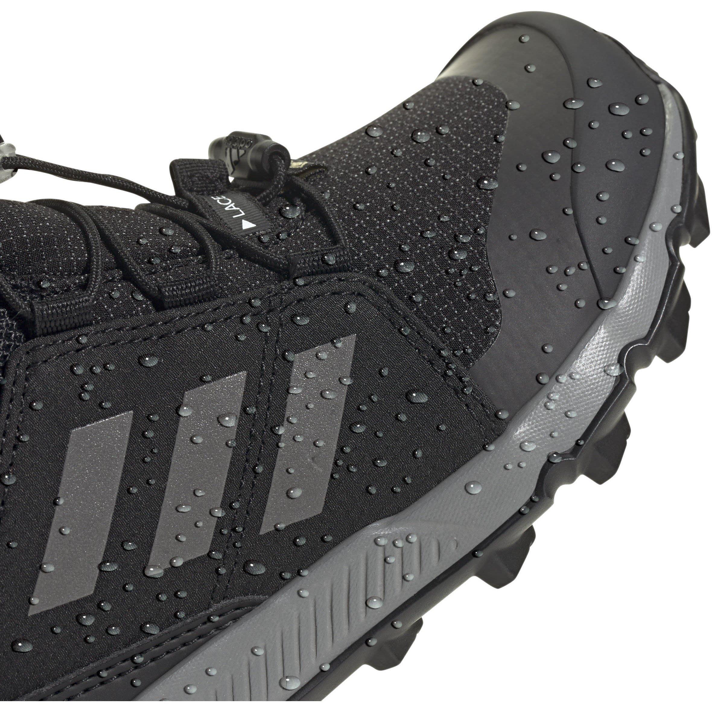 Black - adidas - Terrex Mid GORE-TEX Hiking Shoes - 8