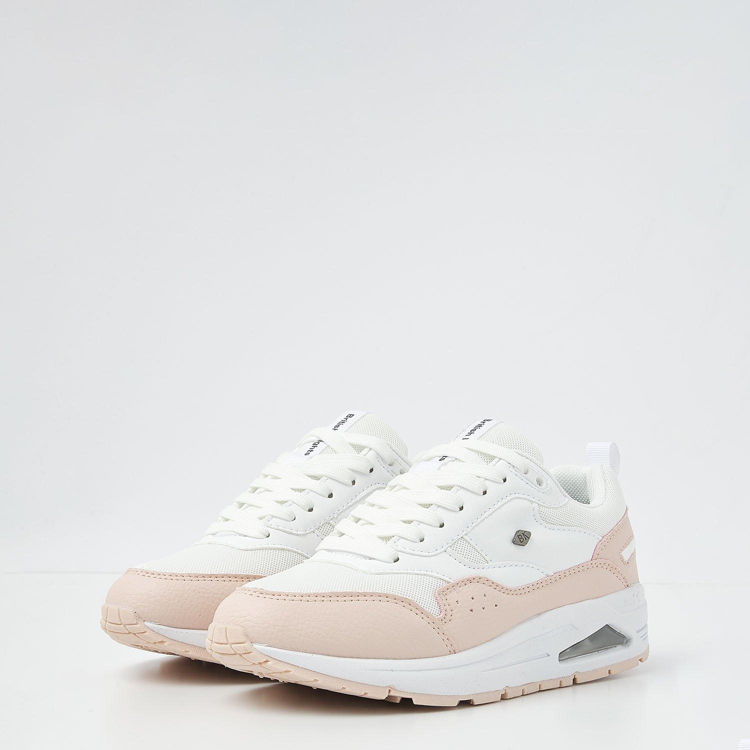 White/Pink - British Knights - Lennox Sneakers Juniors - 3