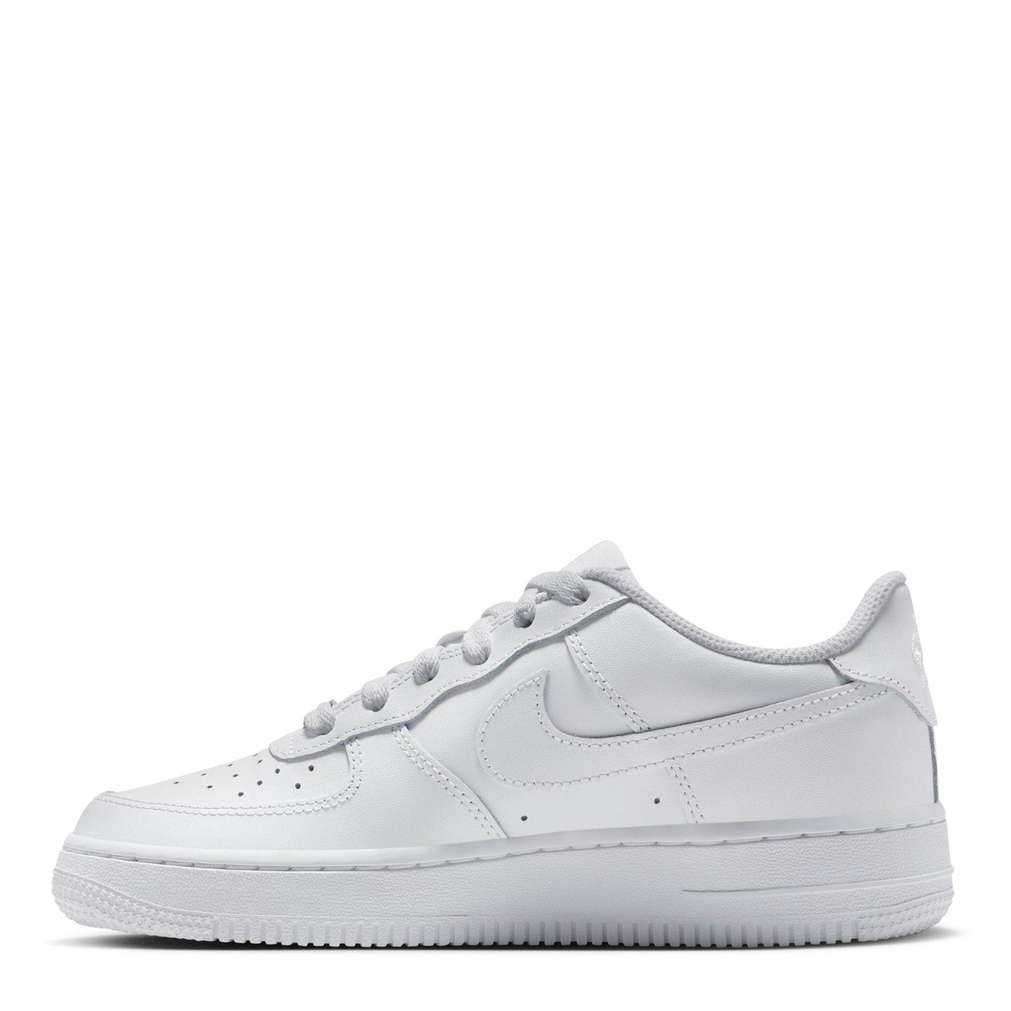 White/White - Nike - Unisex Kids' Air Force 1 Chunky Trainers - 2