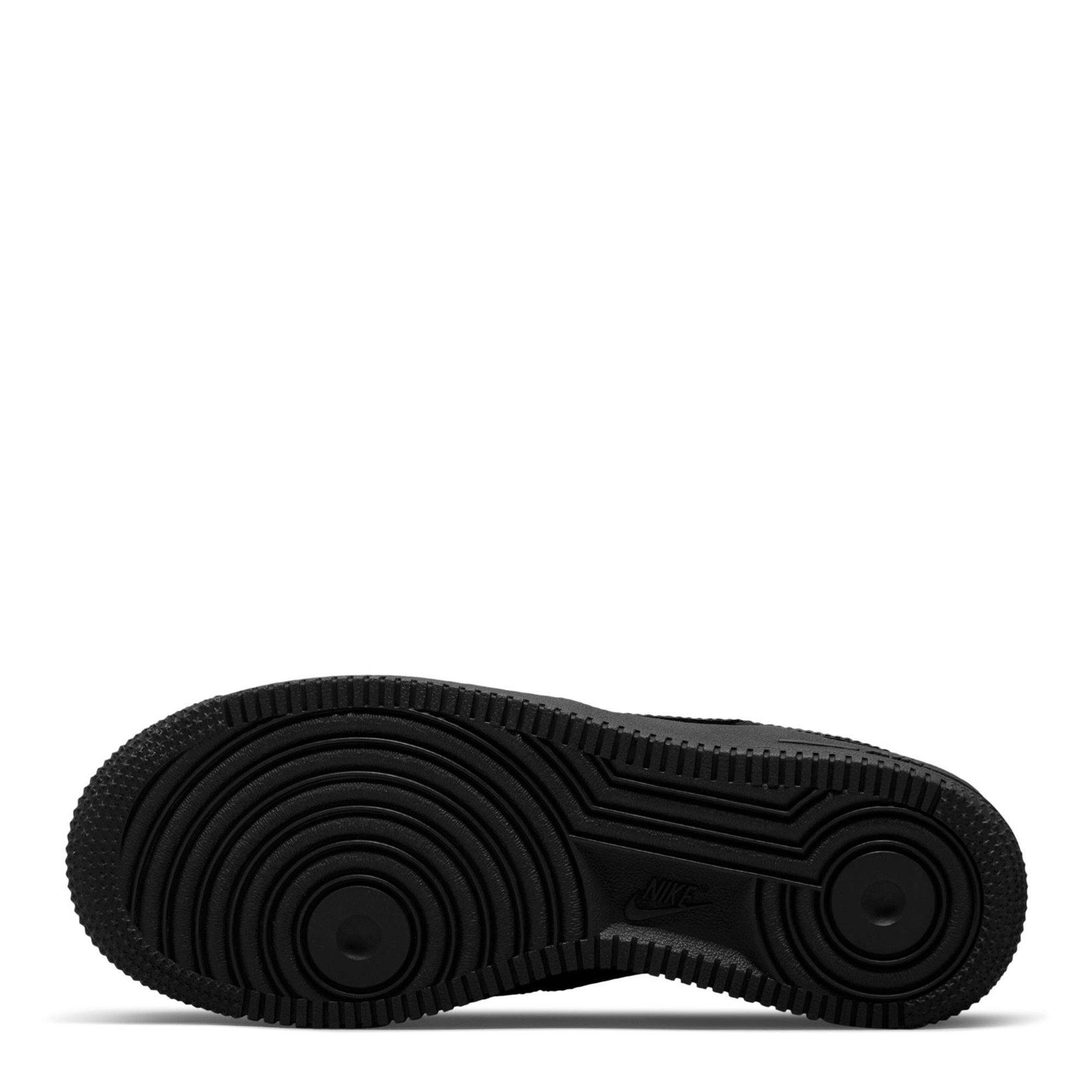 Black/Black - Nike - Unisex Kids' Air Force 1 Chunky Trainers - 6
