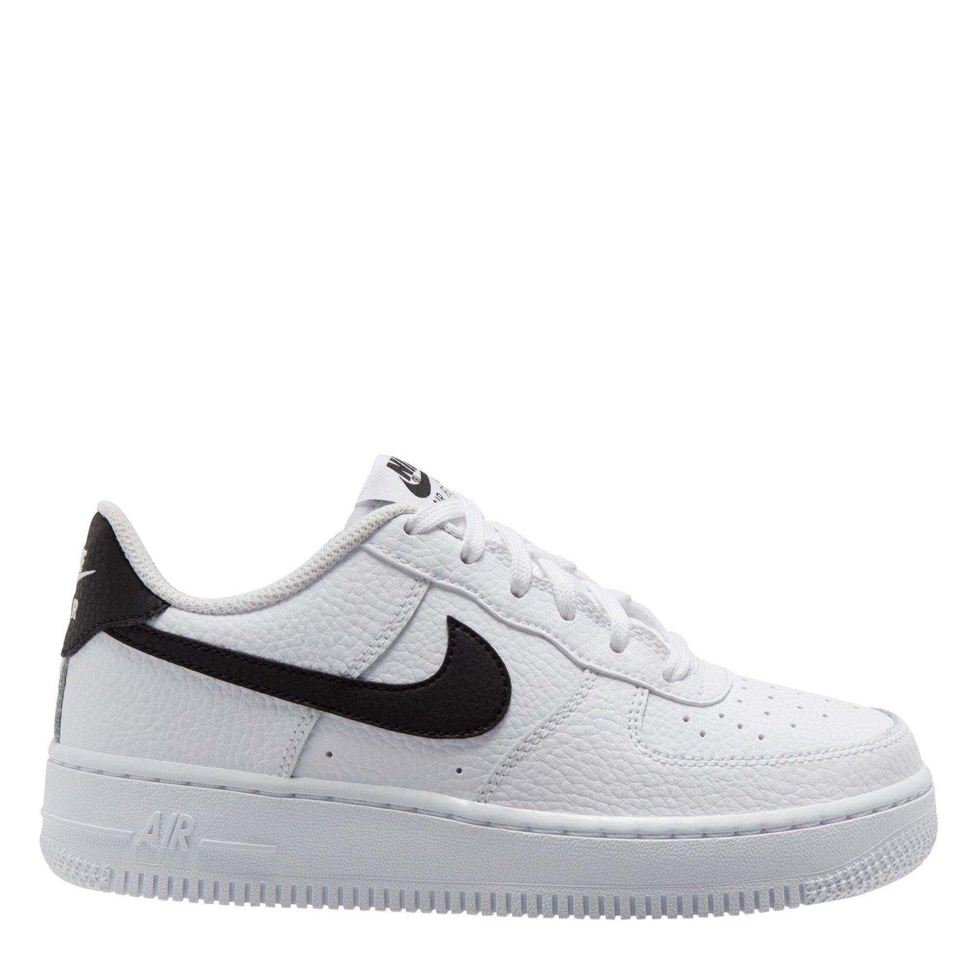 Nike  Kids ' Air Force 1 Chunky Trainers - White/Black - 5.5 (38.5)