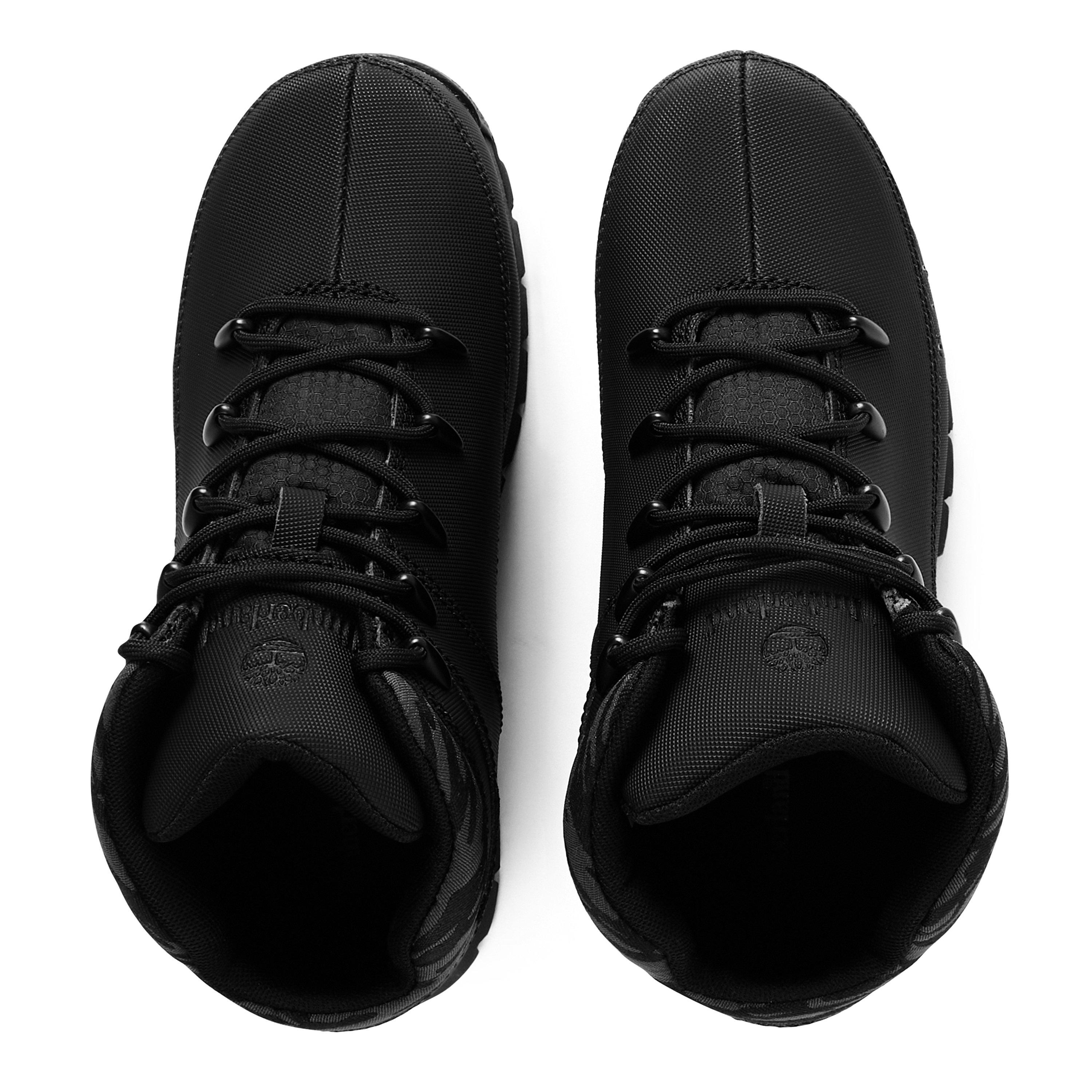 Black/Camo - Timberland - Kids' Euro Sprint Leather Hiker Boots - 4