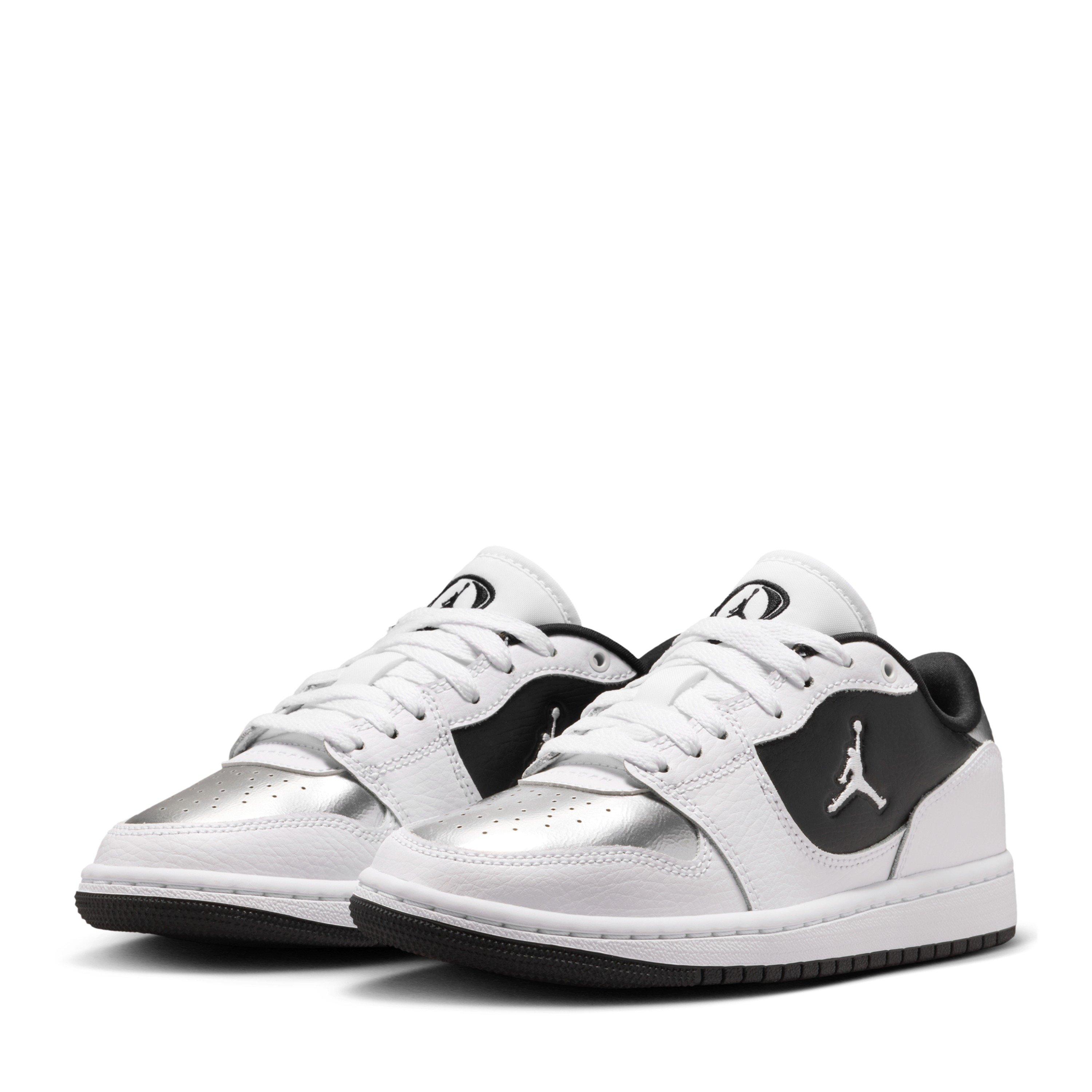 Wit/Zwart - Air Jordan - Kids' Court Connect Low-Top Trainers - 4