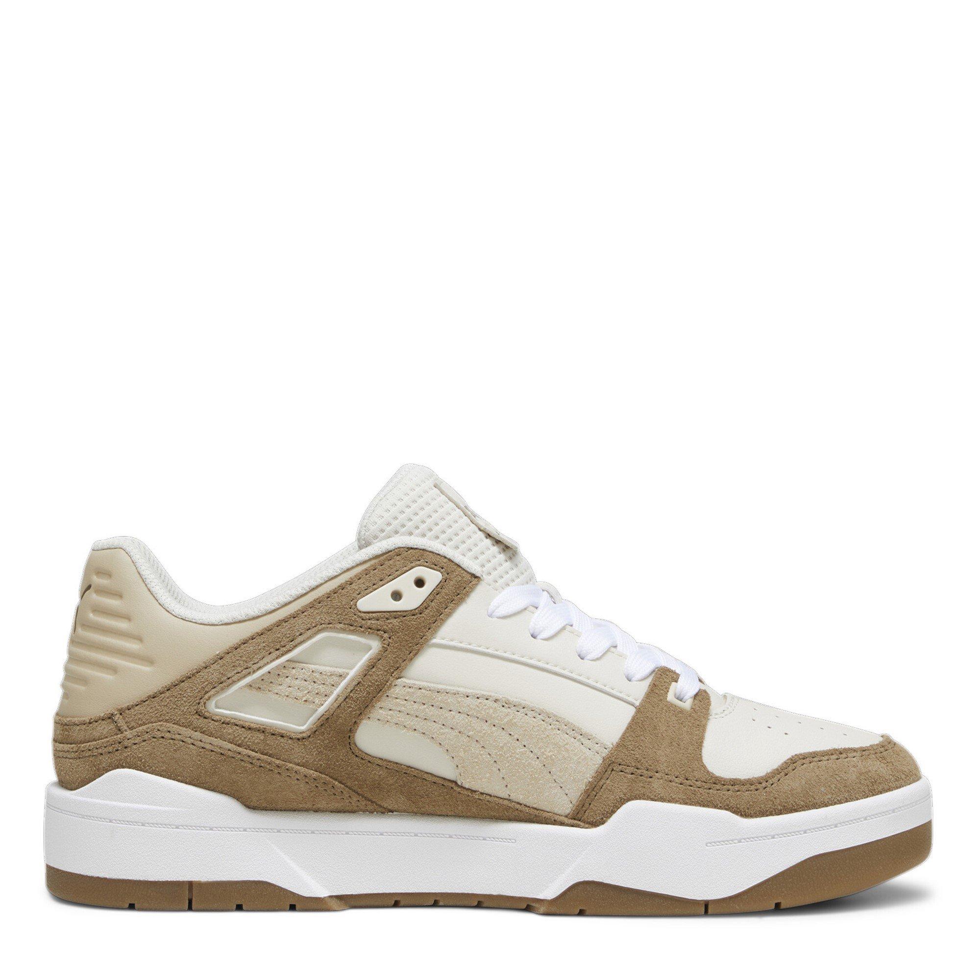 White/Brown - Puma - Kids' Slipstream Heritage Low-Top Trainers - 4