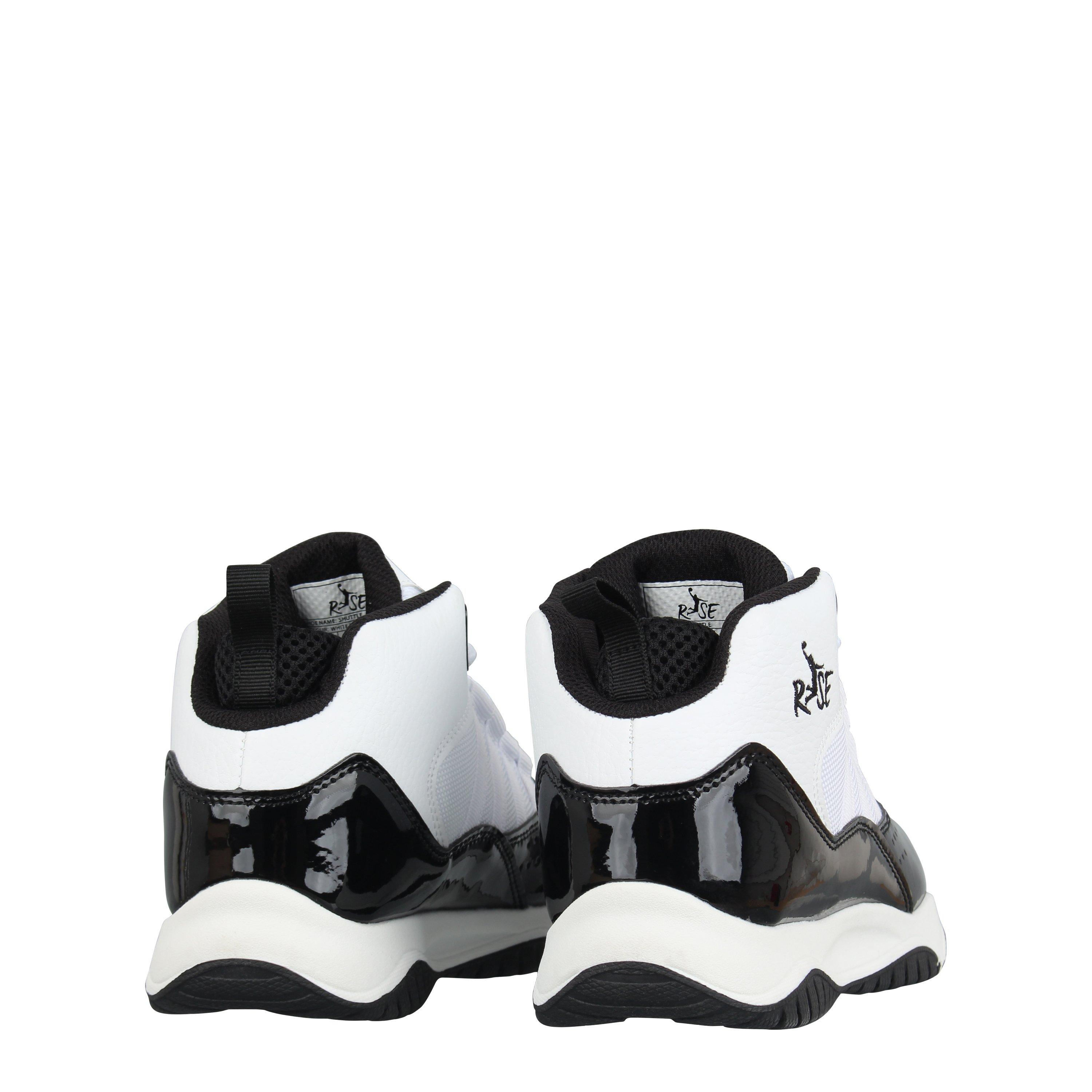 Weiß/Schwarz - Rise - Shuttle Basketball Trainers Juniors - 4