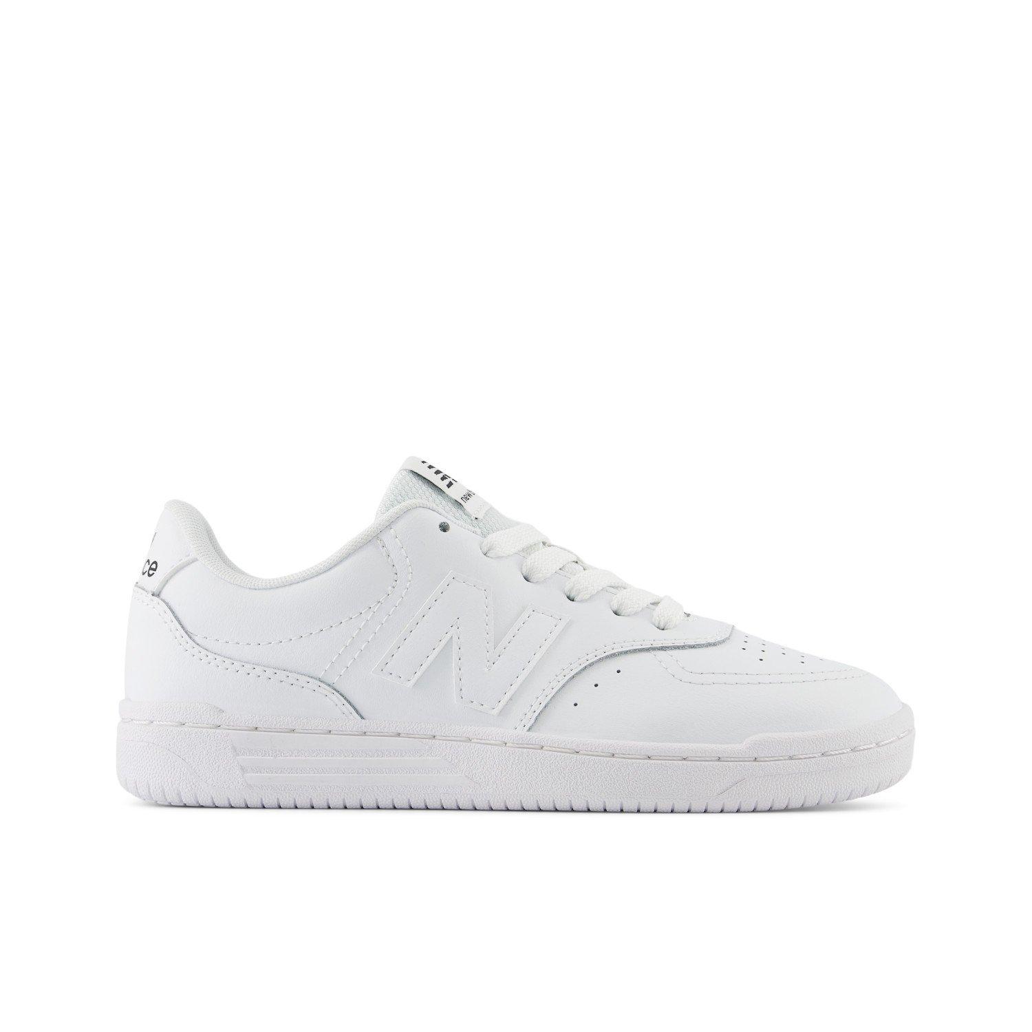 New Balance Boys Nb Bb80 Junior - Triple White - 5.5 (38.5)