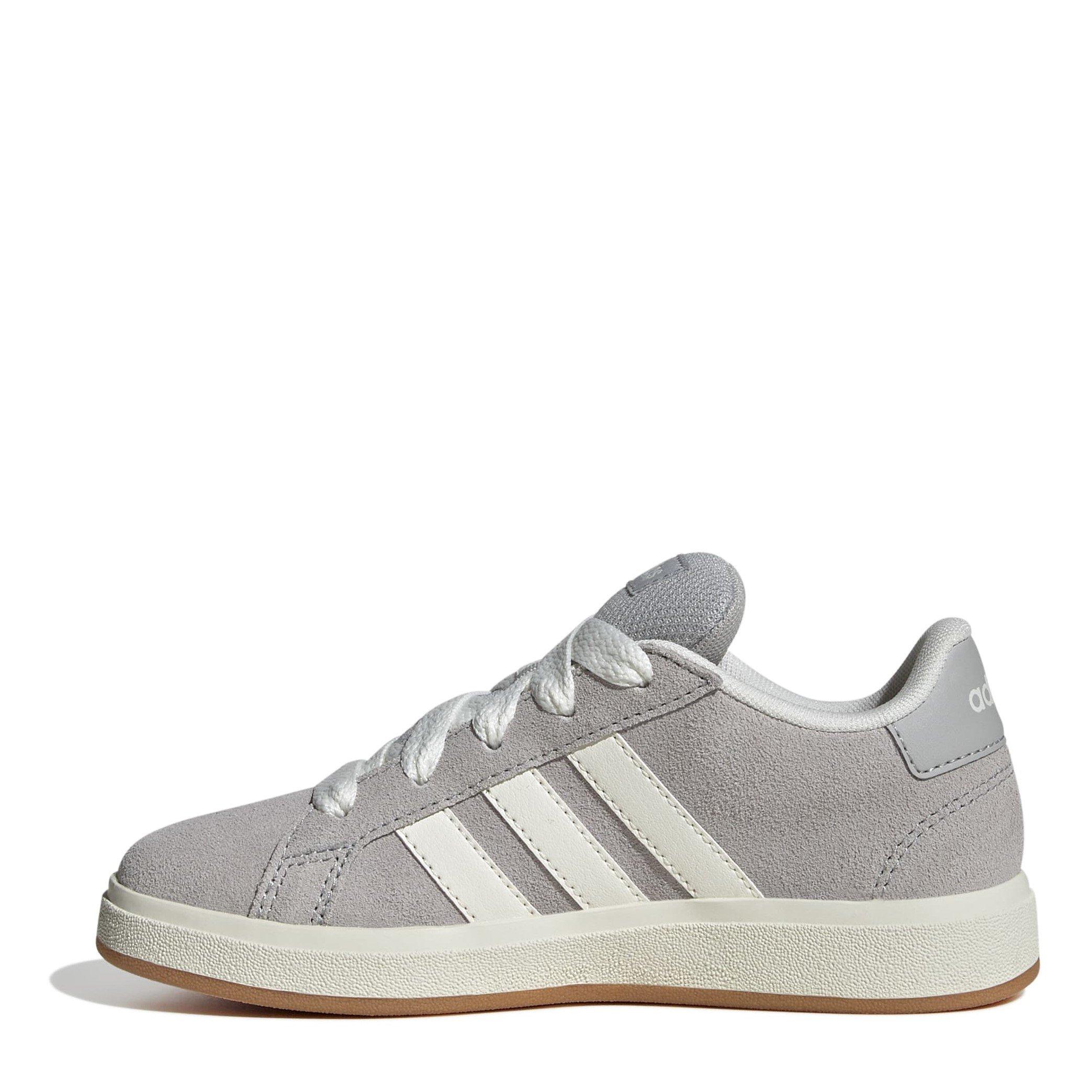 Grijs/Kauwgom - adidas - Grand Court 00s Trainers Juniors - 2