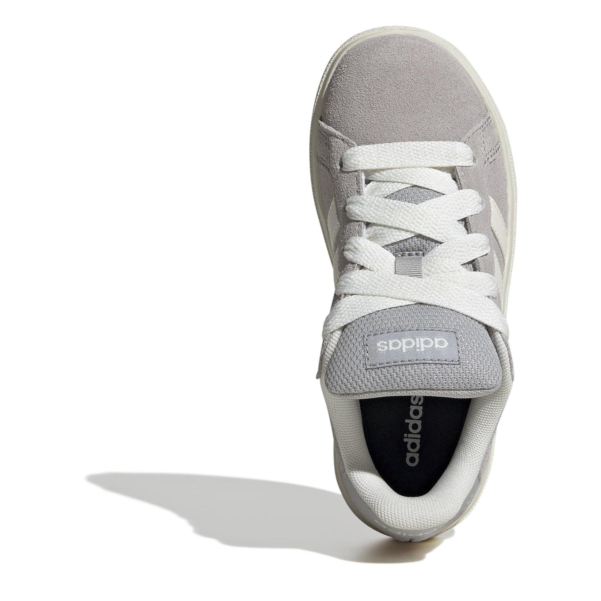 Grijs/Kauwgom - adidas - Grand Court 00s Trainers Juniors - 5