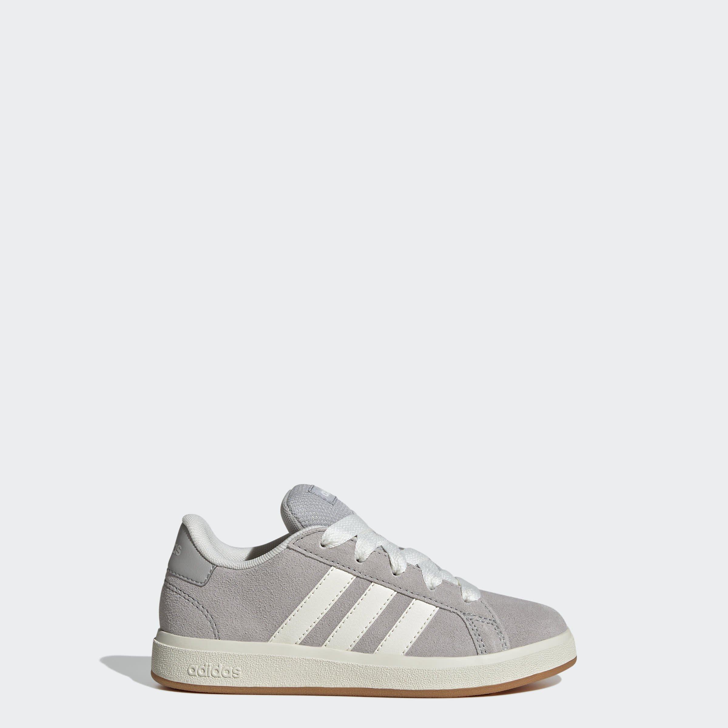 Grijs/Kauwgom - adidas - Grand Court 00s Trainers Juniors - 10